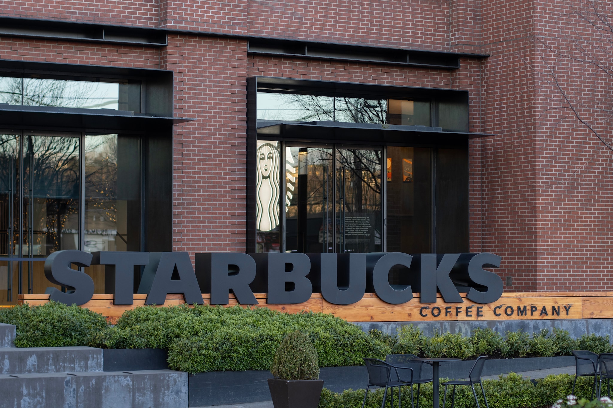 Het hoofdkantoor van Starbucks in Seattle. Foto: Shutterstock Het hoofdkantoor van Starbucks in Seattle. Foto: Shutterstock