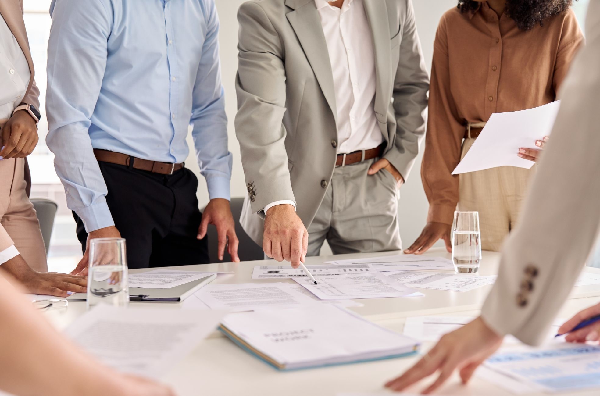 CFO's in de boardroom. Foto: Shutterstock