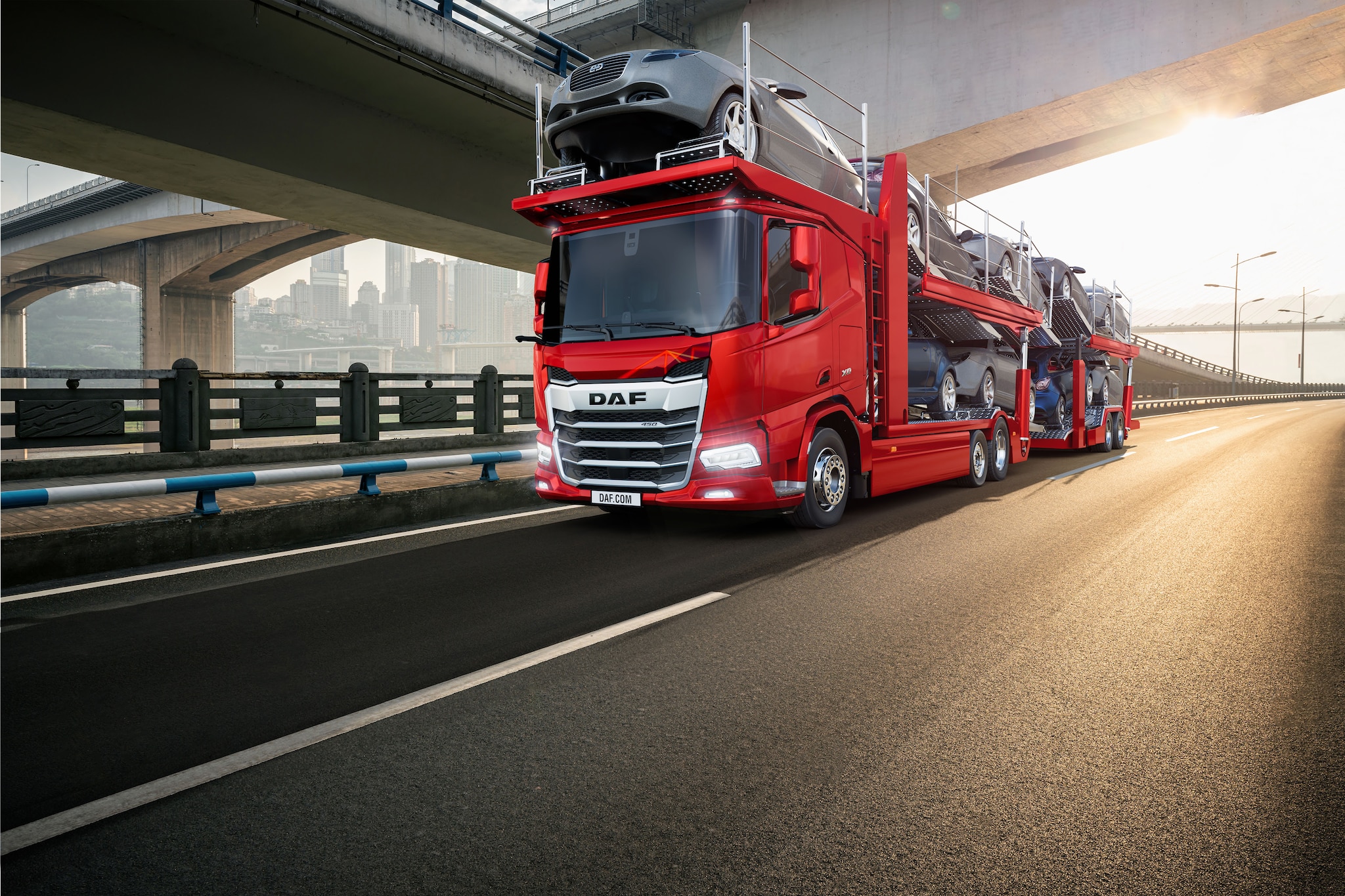 Het chassis speciaal voor het vervoer van voertuigen dat DAF in 2025 introduceerde Het chassis speciaal voor het vervoer van voertuigen dat DAF in 2025 introduceerde. Foto: DAF Trucks.
