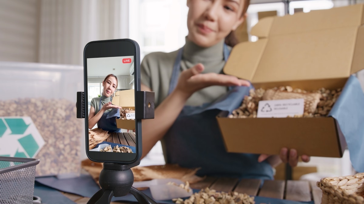 TikTok Shop  Liveshopping is in opkomt in Europa. Foto: Shutterstock