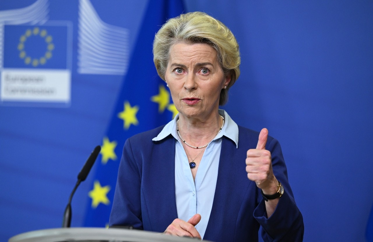 Ursula von der Leyen, voorzitter Europese Commissie: 'Europa beschikt over de kennis, het talent en de infrastructuur om wereldleider te worden in industriële AI' Ursula von der Leyen, voorzitter Europese Commissie: ‘Europa beschikt over de kennis, het talent en de infrastructuur om wereldleider te worden in industriële AI’. Foto: Shutterstock