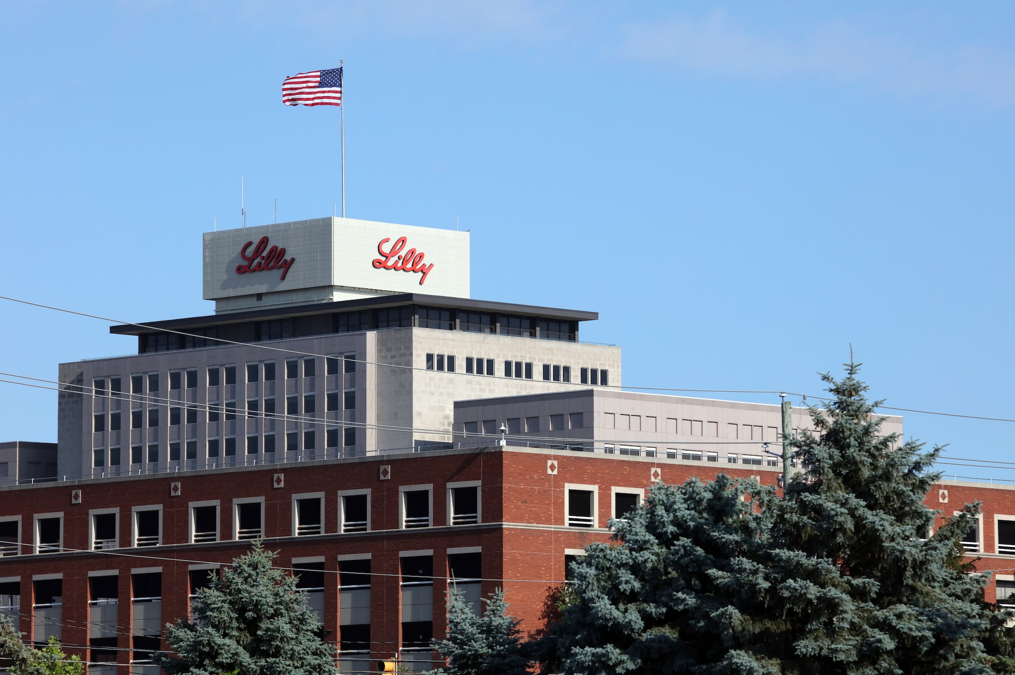 Het hoofdkantoor van Eli Lilly in het Amerikaanse Indianapolis. Foto: Shutterstock Het hoofdkantoor van Eli Lilly in het Amerikaanse Indianapolis. Foto: Shutterstock