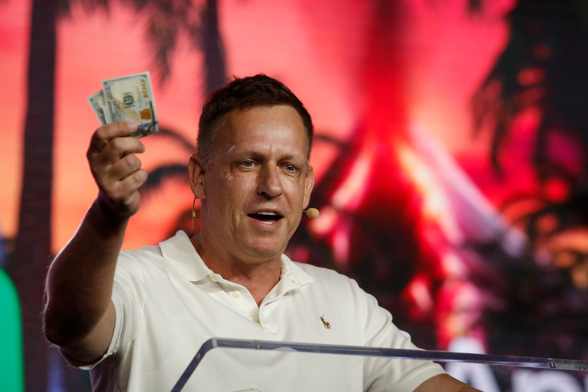 Peter Thiel, medeoprichter van PayPal en Palantir Technologies. Getty Images