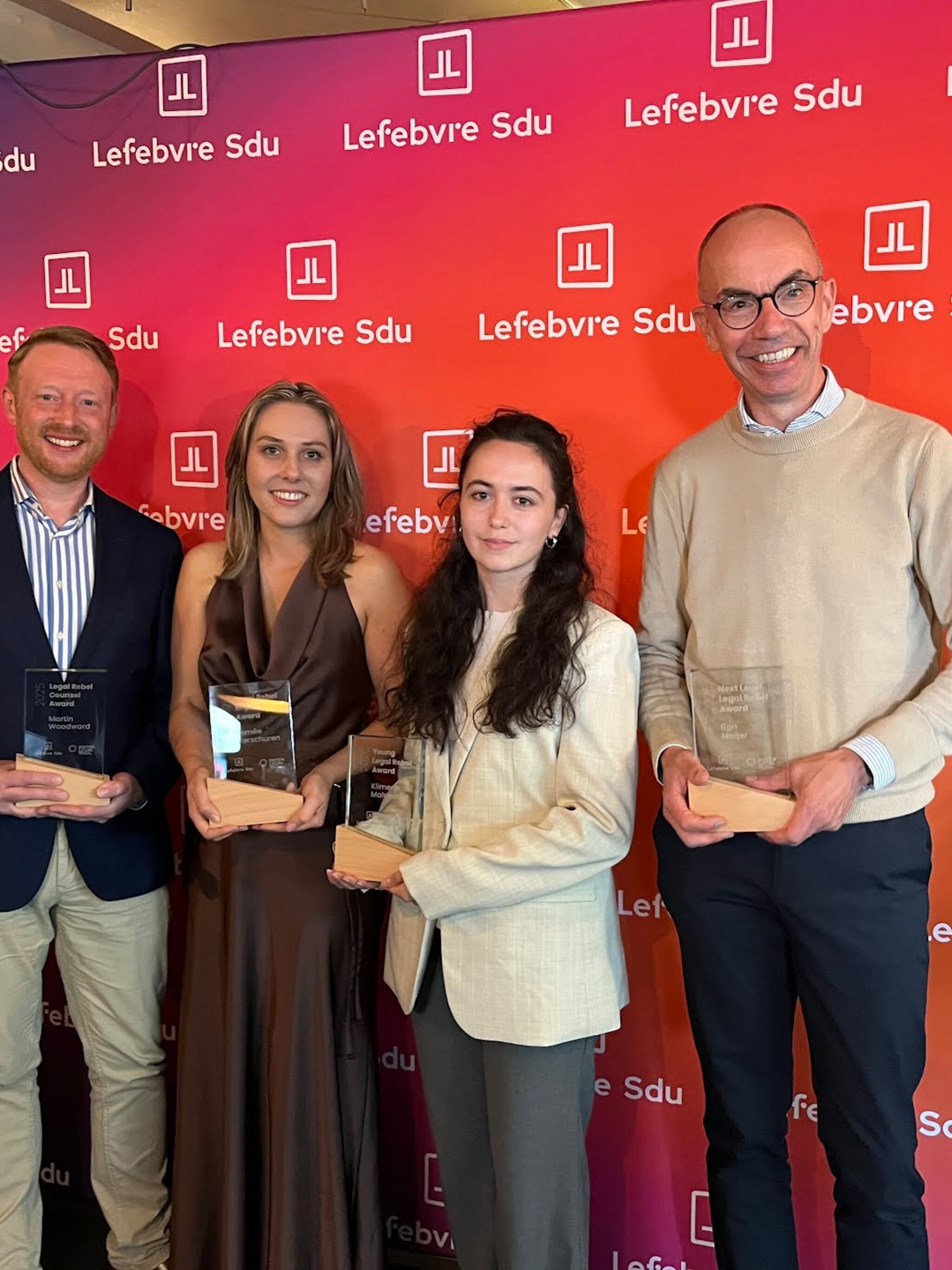 eerste legal rebel awards uitgereikt voor juridische innovatie