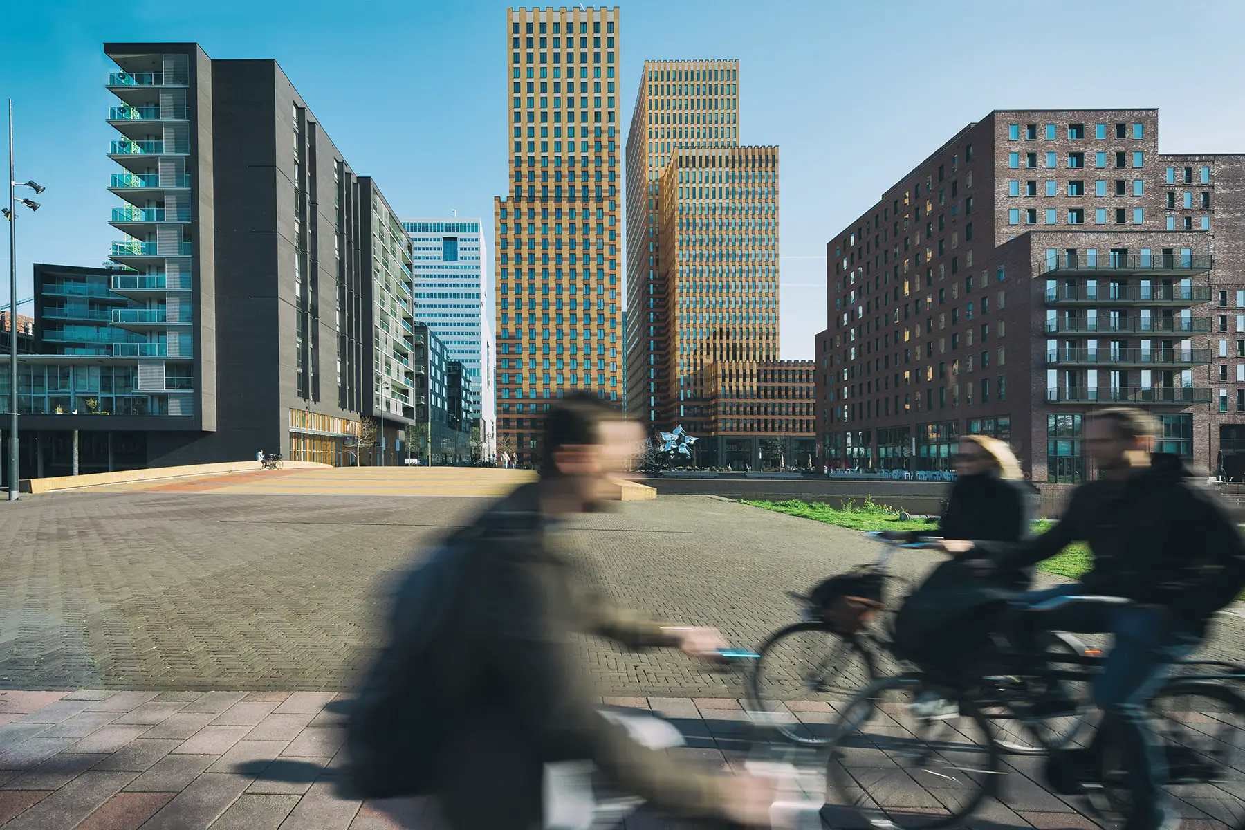 Bedrijvenpark in Amsterdam. Foto (ANP) van dit bedrijvenpark ter illustratie.