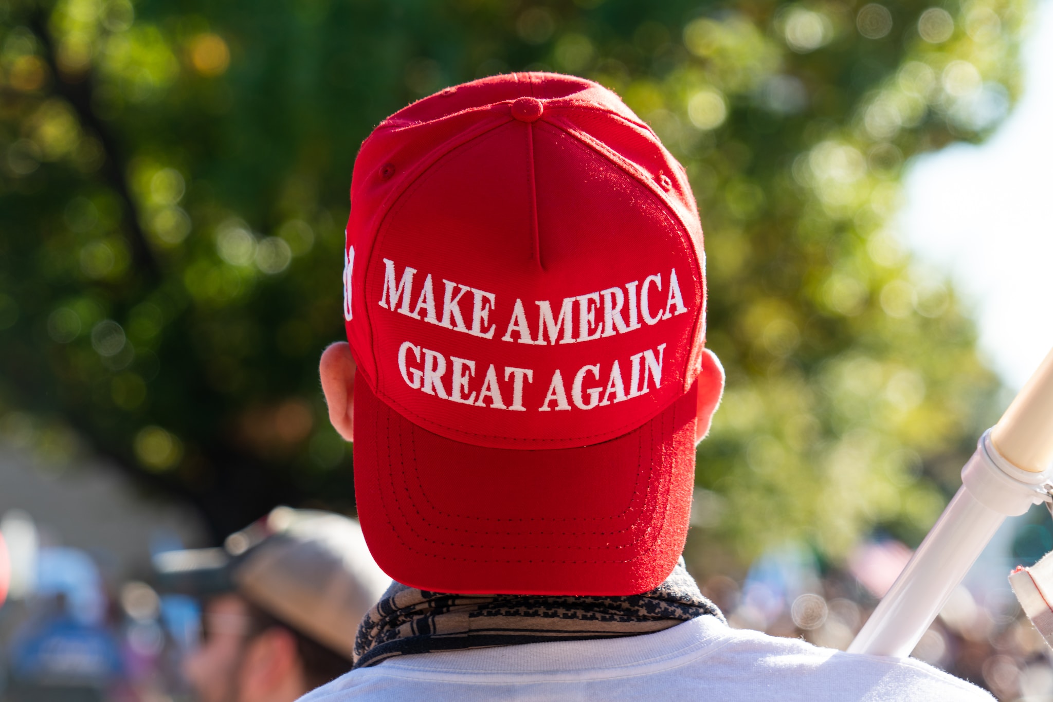 De welbekende Make America Great Again-pet van Donald Trump. Foto: Shutterstock De welbekende Make America Great Again-pet van Donald Trump. Foto: Shutterstock