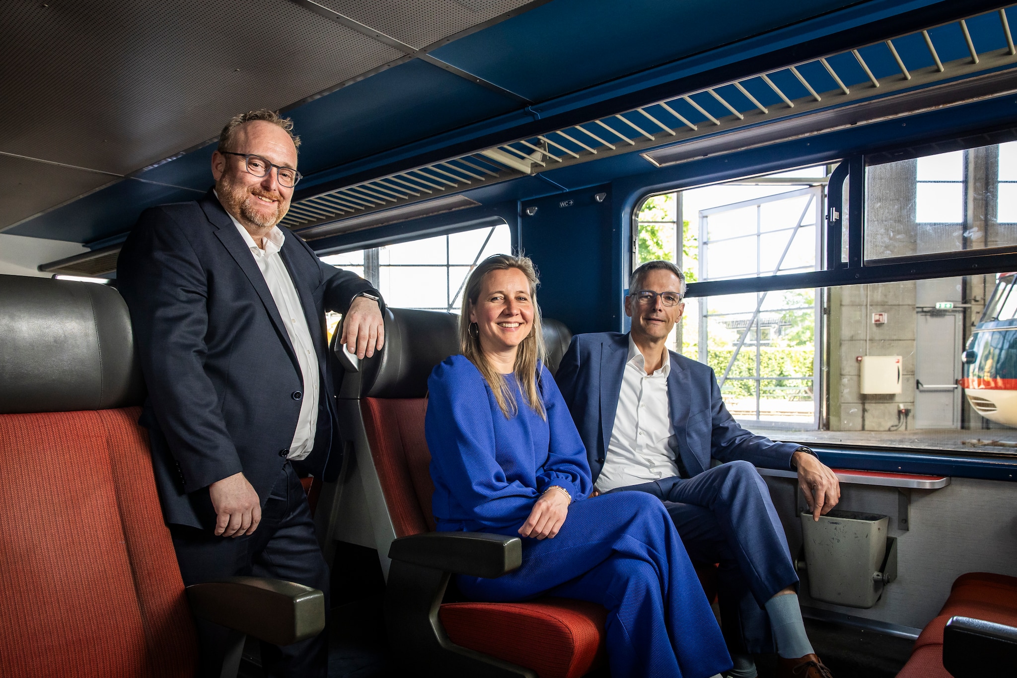 Rondetafel gesprek in het Spoorwegmuseum in Utrecht. Foto Dingena Mol Rondetafel gesprek in het Spoorwegmuseum in Utrecht. Foto Dingena Mol