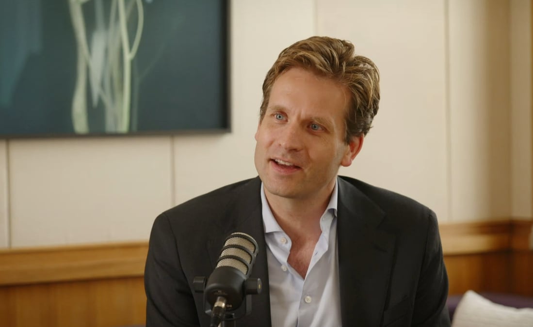 EZ-minister Vincent Karremans in gesprek met De Ondernemer.  Demissionair EZ-minister Vincent Karremans (VVD).