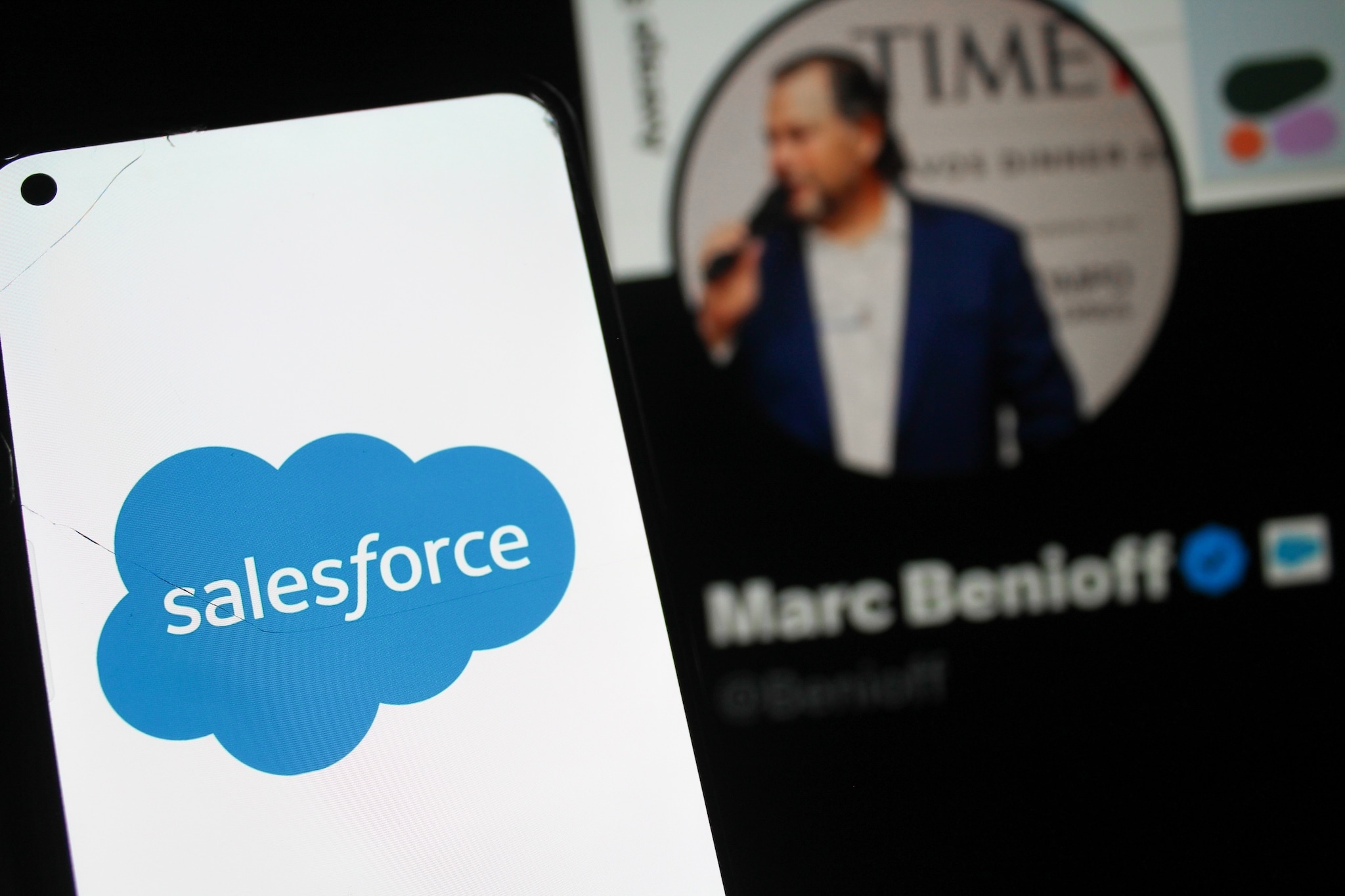 Marc Benioff, CEO van Salesforce. Foto: Ahyan Stock Studios/Shutterstock Shutterstock