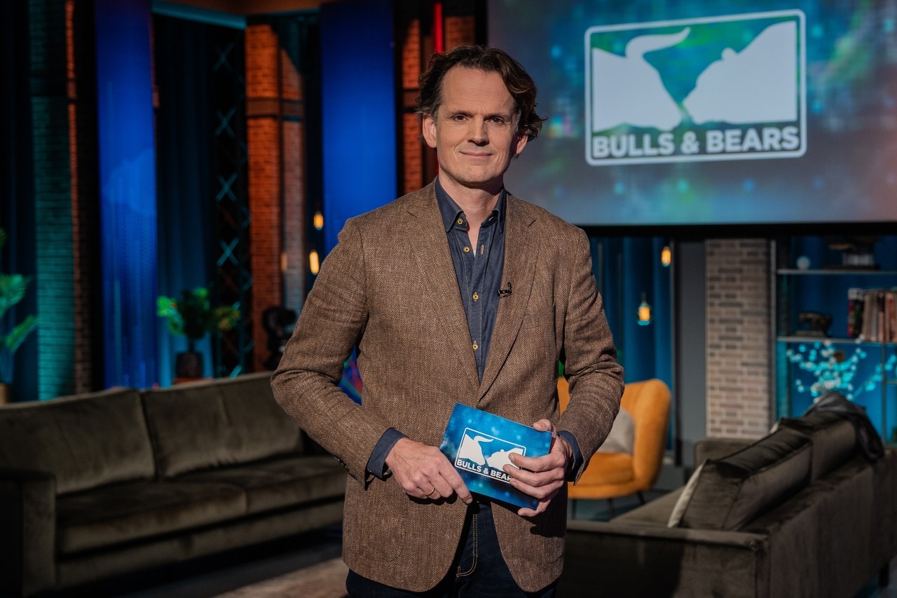 Gerben van Driel, presentator van Bulls& Bears, terug bij RTL.  Gerben van Driel, presentator van Bulls & Bears, op tv terug bij RTL.