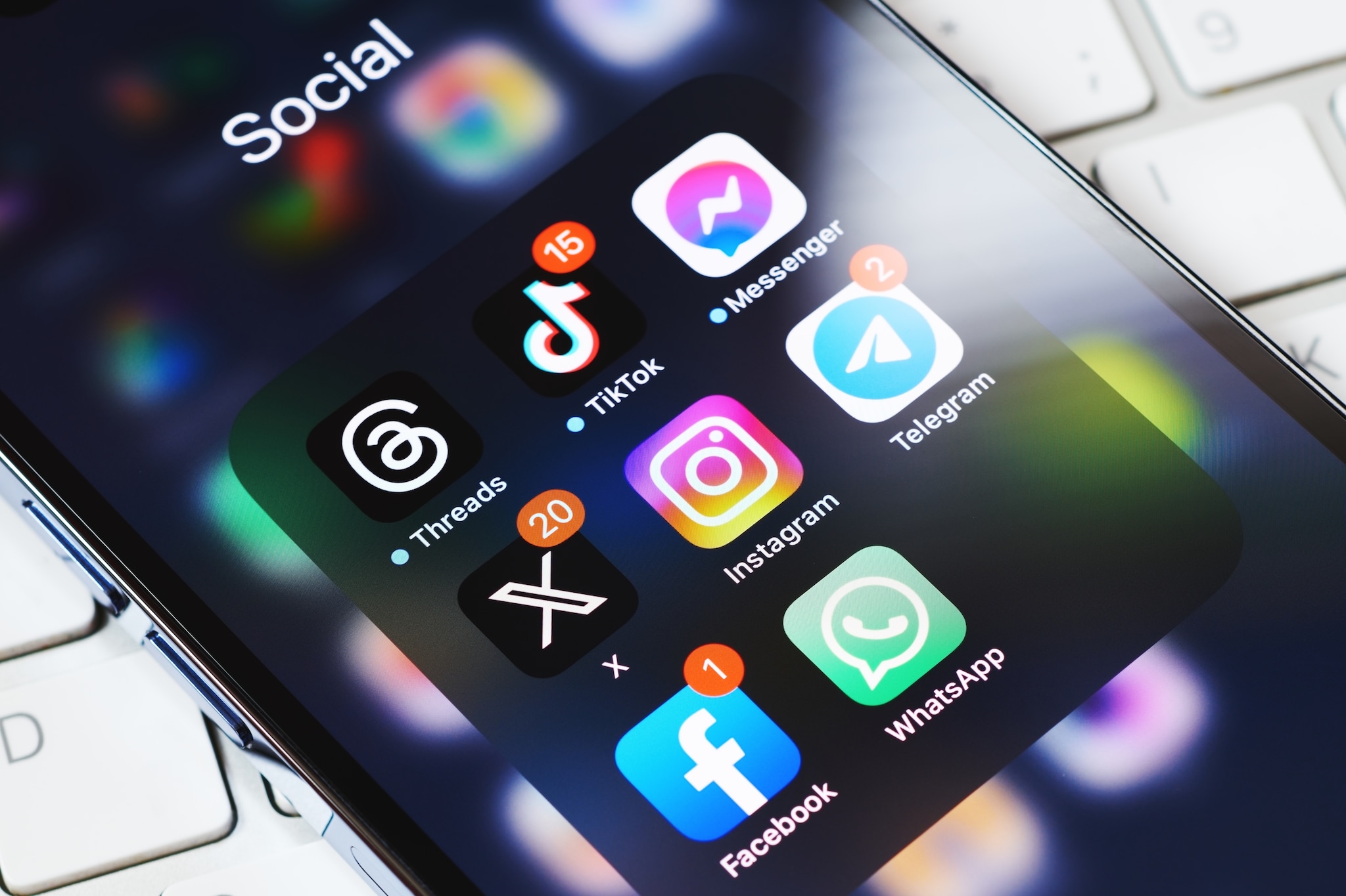 Moscow, Russia, 29-07-2023: New Elon Musk's twitter X app on smartphone screen surrounded by other social media network apps. Twitter rebranding. Modern social media communication. Shutterstock