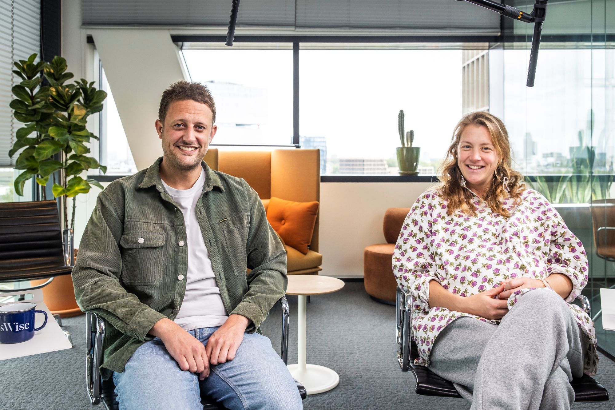 Genomineerden Niek Koning van Secret View en Alies ter Kuile van Fashion Cloud.  Genomineerden Niek Koning van Secret View en Alies ter Kuile van Fashion Cloud. Foto: Dingena Mol