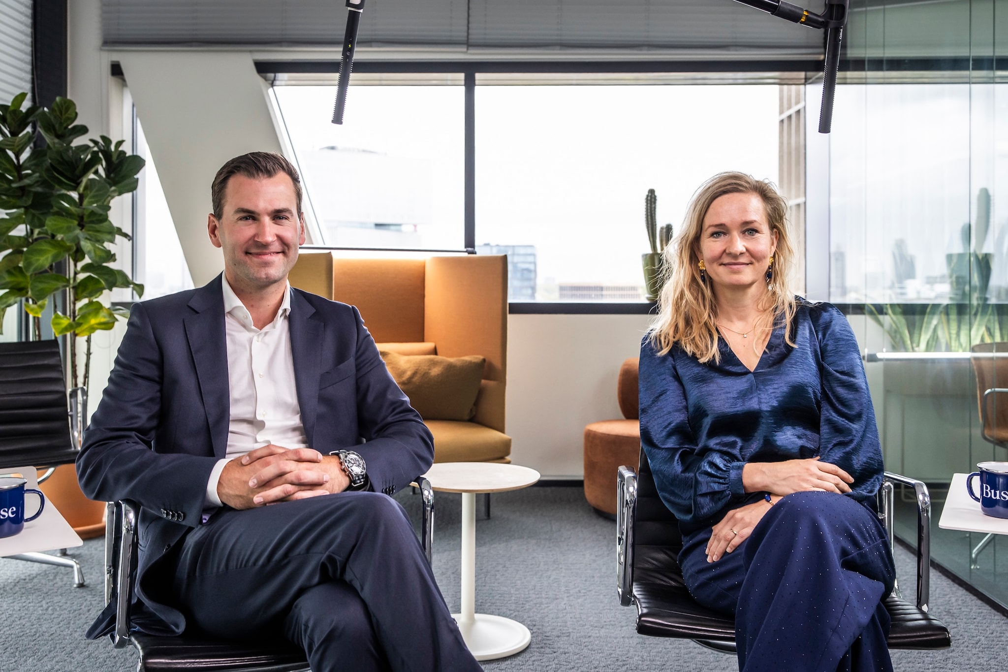 Marjolein Leenarts van Drs Leenarts en Roel Bleumer van Volta Energy zijn genomineerd voor de  EY Emerging Entrepreneur Of The Year 2025. Foto: Dingena Mol Dingena Mol