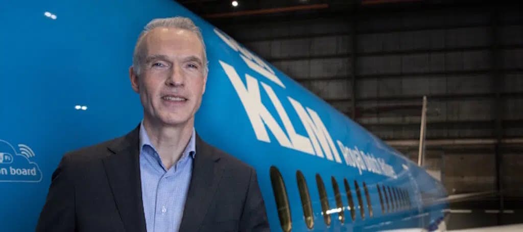 Barry ter Voert, vertrekkend directielid bij KLM. Barry ter Voert vertrekt bij KLM. Foto: TravelPro.