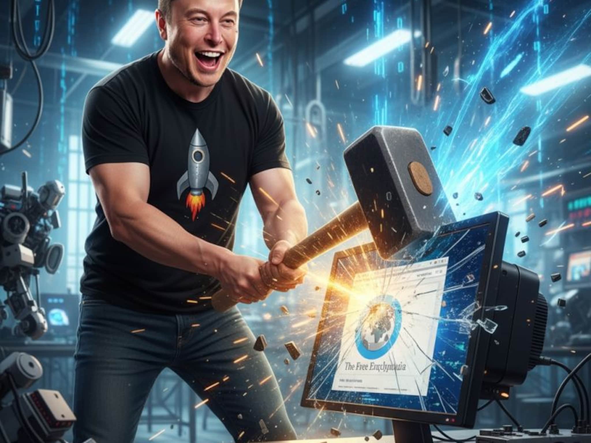 vijf bedrijven van elon musk macrohard grokipedia grok