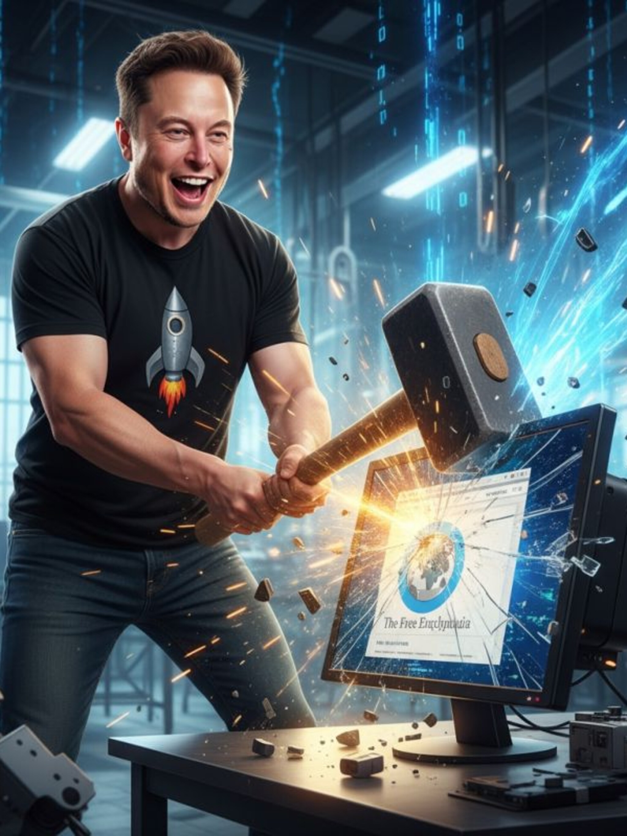 vijf bedrijven van elon musk macrohard grokipedia grok