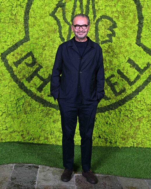 Milan, Moncler X Pharrell Williams Launch Party Pictured: Remo Ruffini picture alliance / Manuele Mangiarotti / Simone Com
