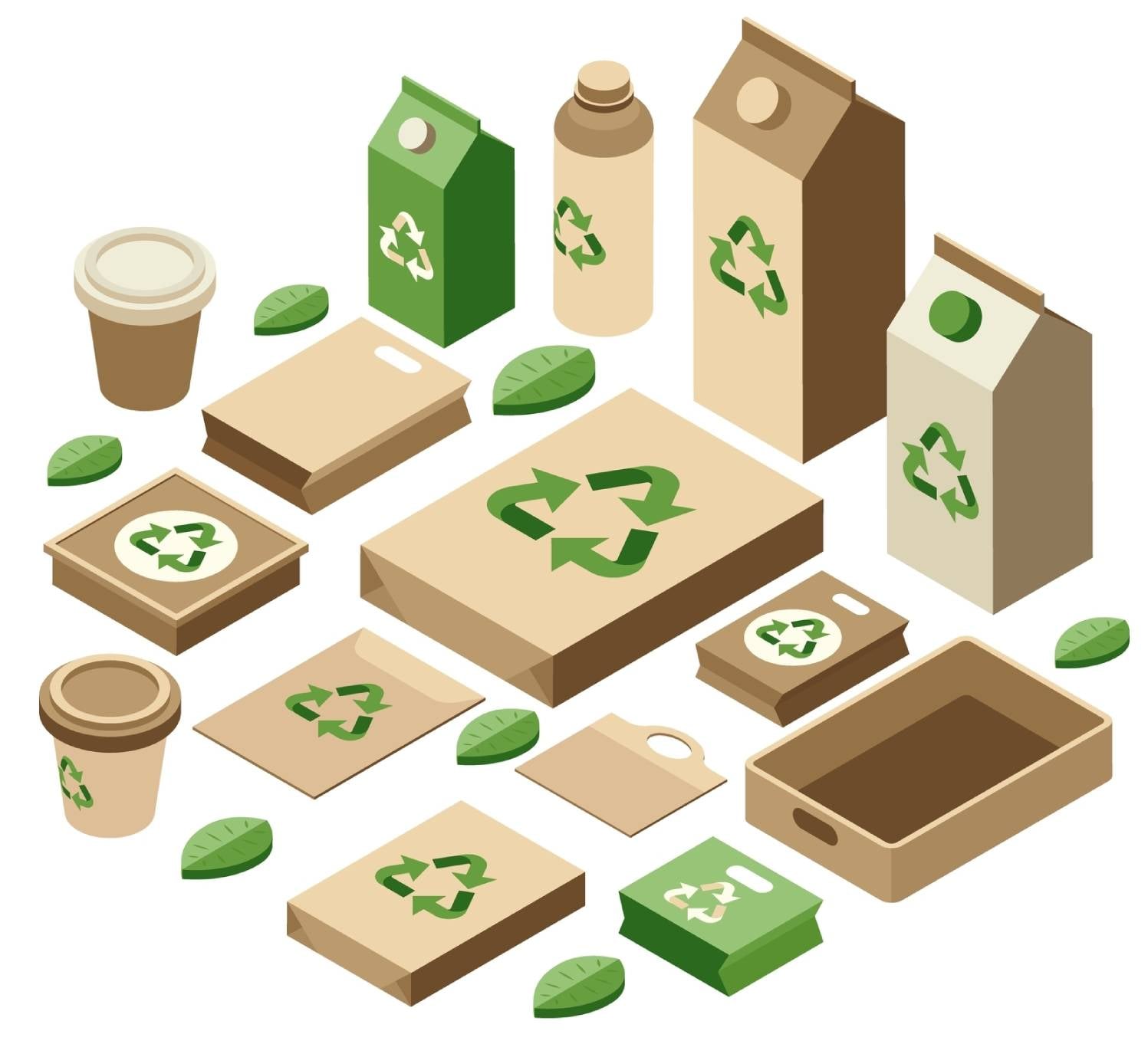 Producten en duurzaamheidslogo's. Producten en logo’s. Afbeelding: Shutterstock