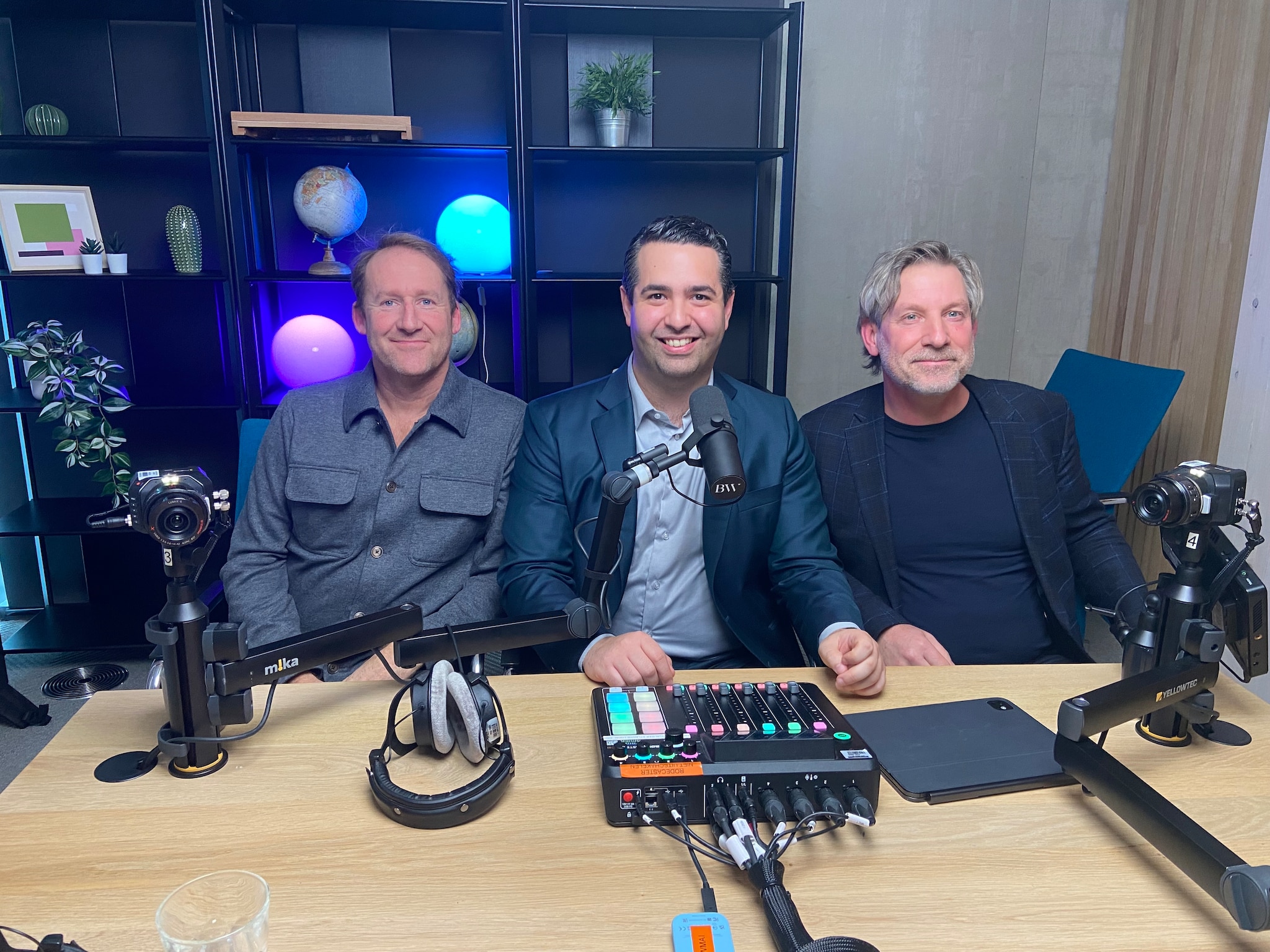 V.l.n.r. Kees Verhoeven, Olivier de Neve en Martijn Aslander. Foto; BW V.l.n.r. Kees Verhoeven, Olivier de Neve en Martijn Aslander. Foto: BW