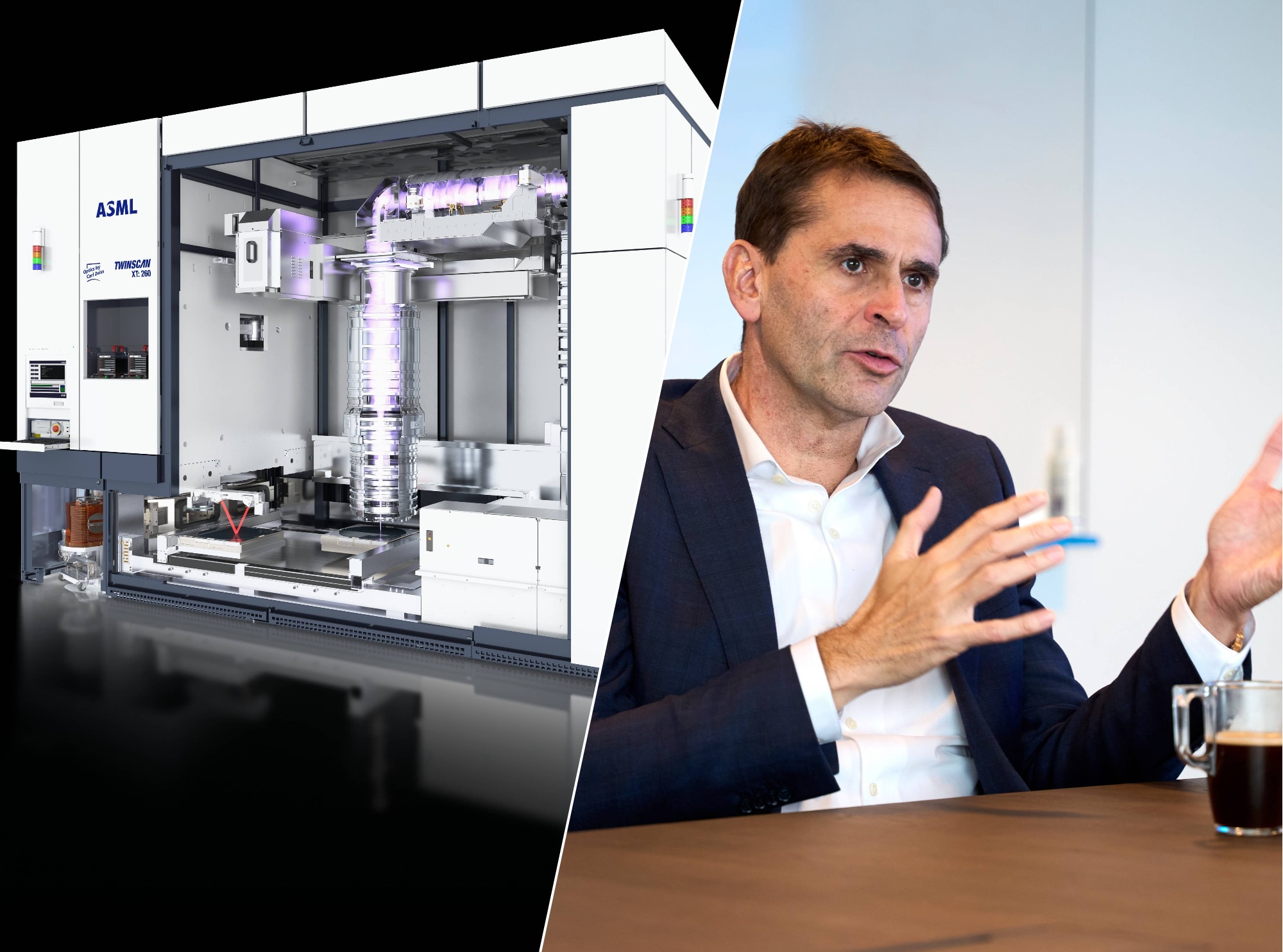 De nieuwe machine van ASML voor AI-chips / Topman Christophe Fouquet  ASML / Thijn Vorstenbosch / DCI Media
