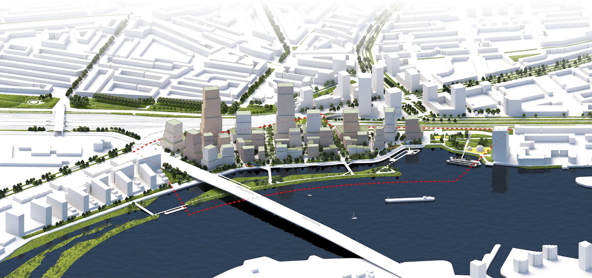 Nieuwe wijk Waterkant waar het 'achtste duurzame wereldwonder' gebouwd gaat worden. Shift