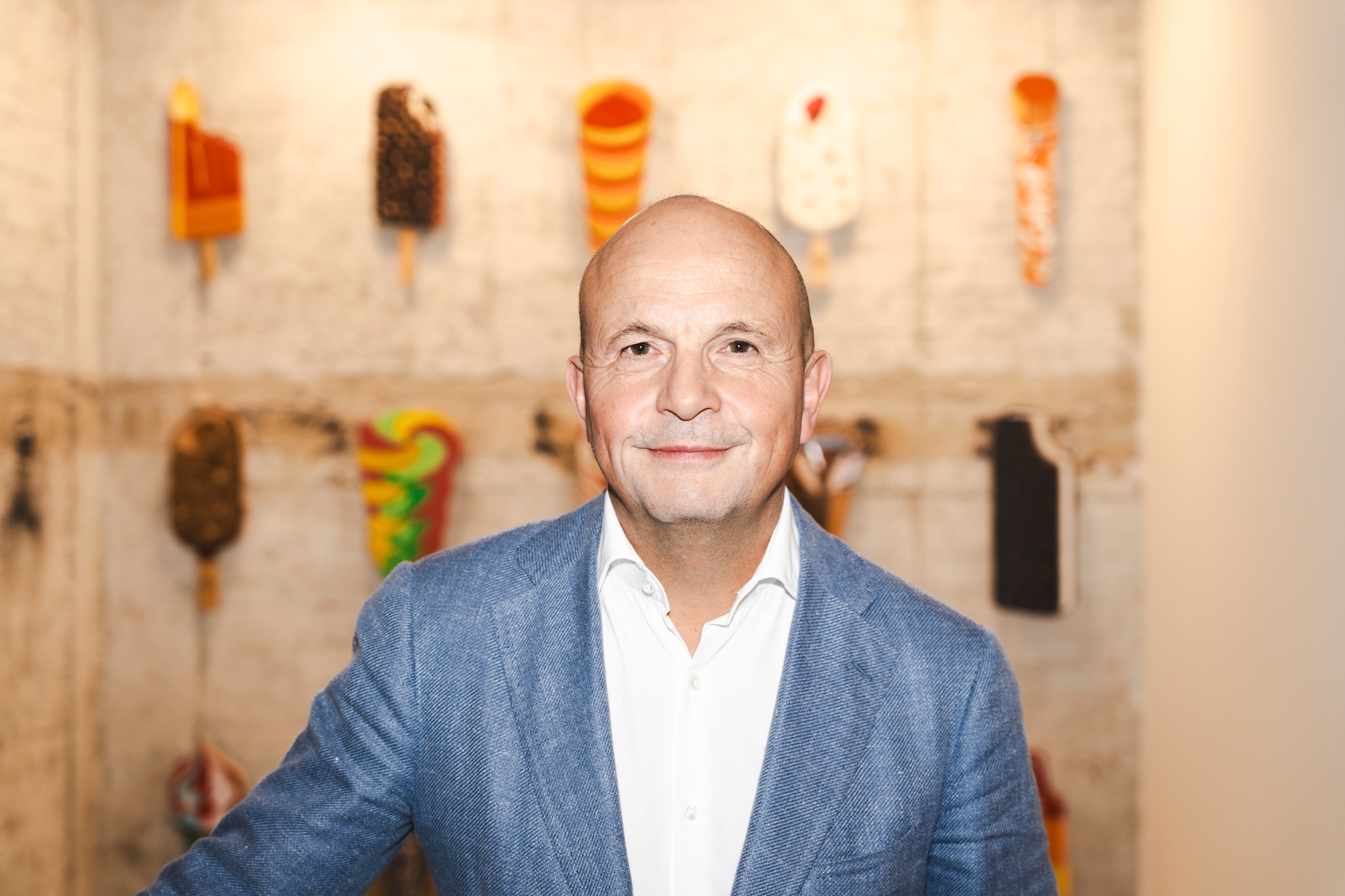 Topman Peter ter Kulve van The Magnum Icecream Company. Topman Peter ter Kulve van The Magnum Icecream Company. Foto: Jasmijn Hoogmolen/AD.