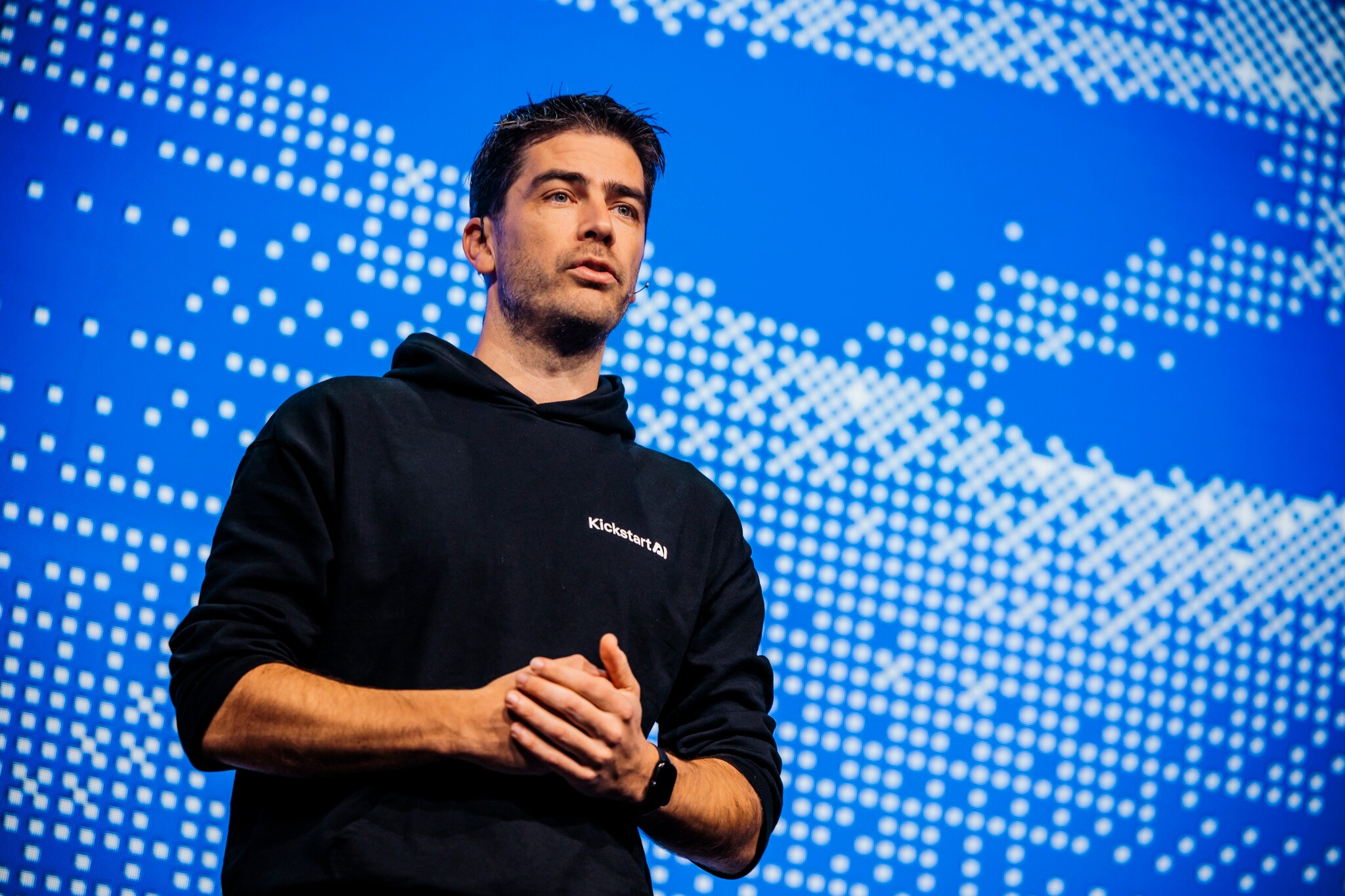 Erick Webbe, de nieuwe CEO van KickstartAI. Foto: Sander van Gilst-Set Vexy Erick Webbe, de nieuwe CEO van KickstartAI. Foto: Sander van Gilst-Set Vexy