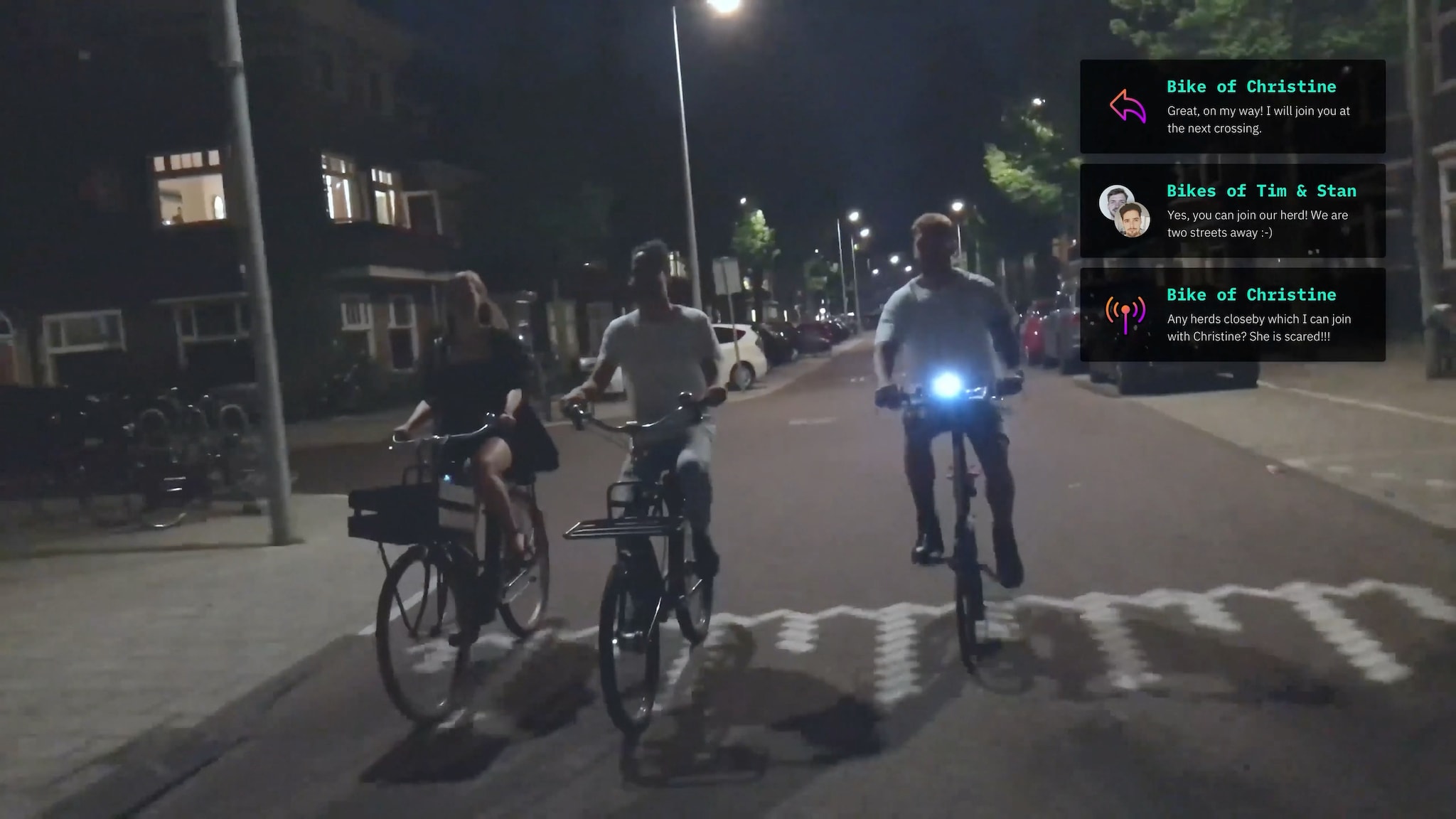 Een AI-systeem dat fietsers veiliger naar huis laat fietsen. Een AI-systeem dat fietsers veiliger naar huis laat fietsen.