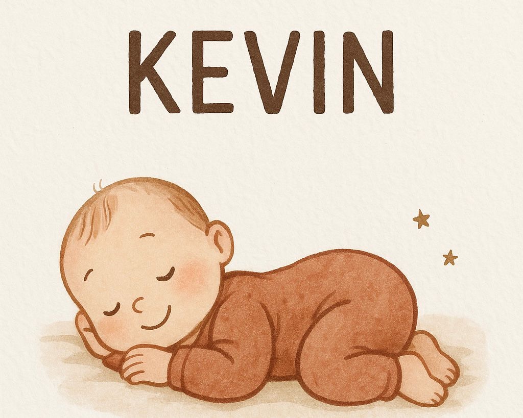 Kevin, een geboortekaartje. Beeld: Dall-E 3 Kevin, een geboortekaartje. Beeld: Dall-E 3