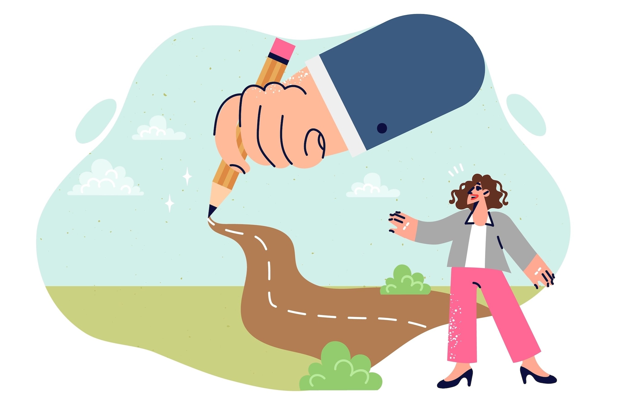 Je hoeft niet alles uit te tekenen voor je team. Je hoeft niet alles uit te tekenen voor je team. Illustratie: Shutterstock