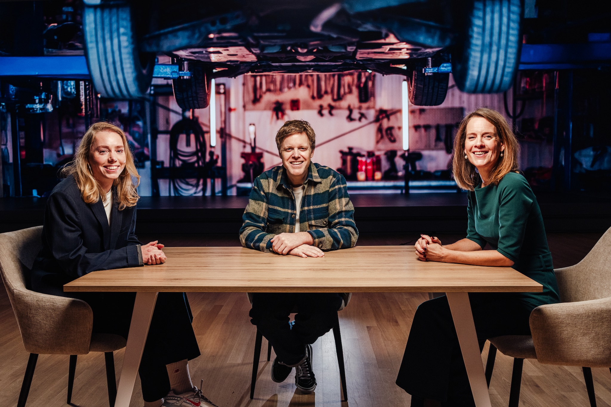 Op de foto Ilse Jongeneelen, Guusje Leichel & presentator Lex Uiting. Foto: Ole Rethans Op de foto Ilse Jongeneelen, Guusje Leichel & presentator Lex Uiting. Foto: Ole Rethans