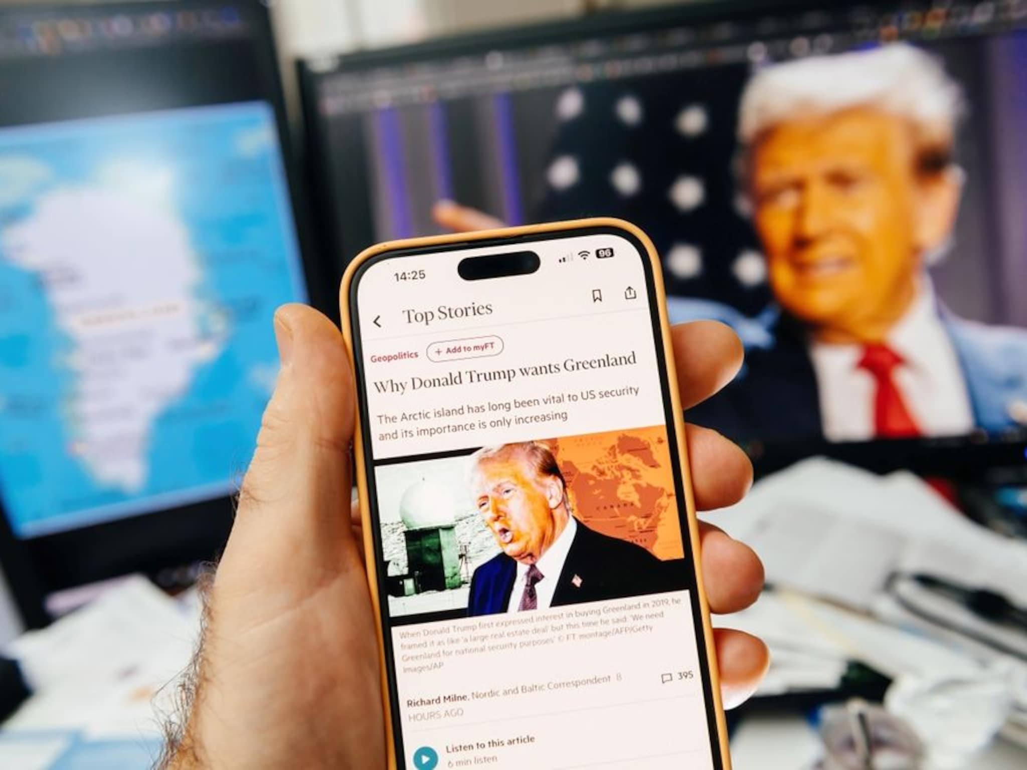 groenland daar heb ik in silicon valley nog niemand over gehoord trump