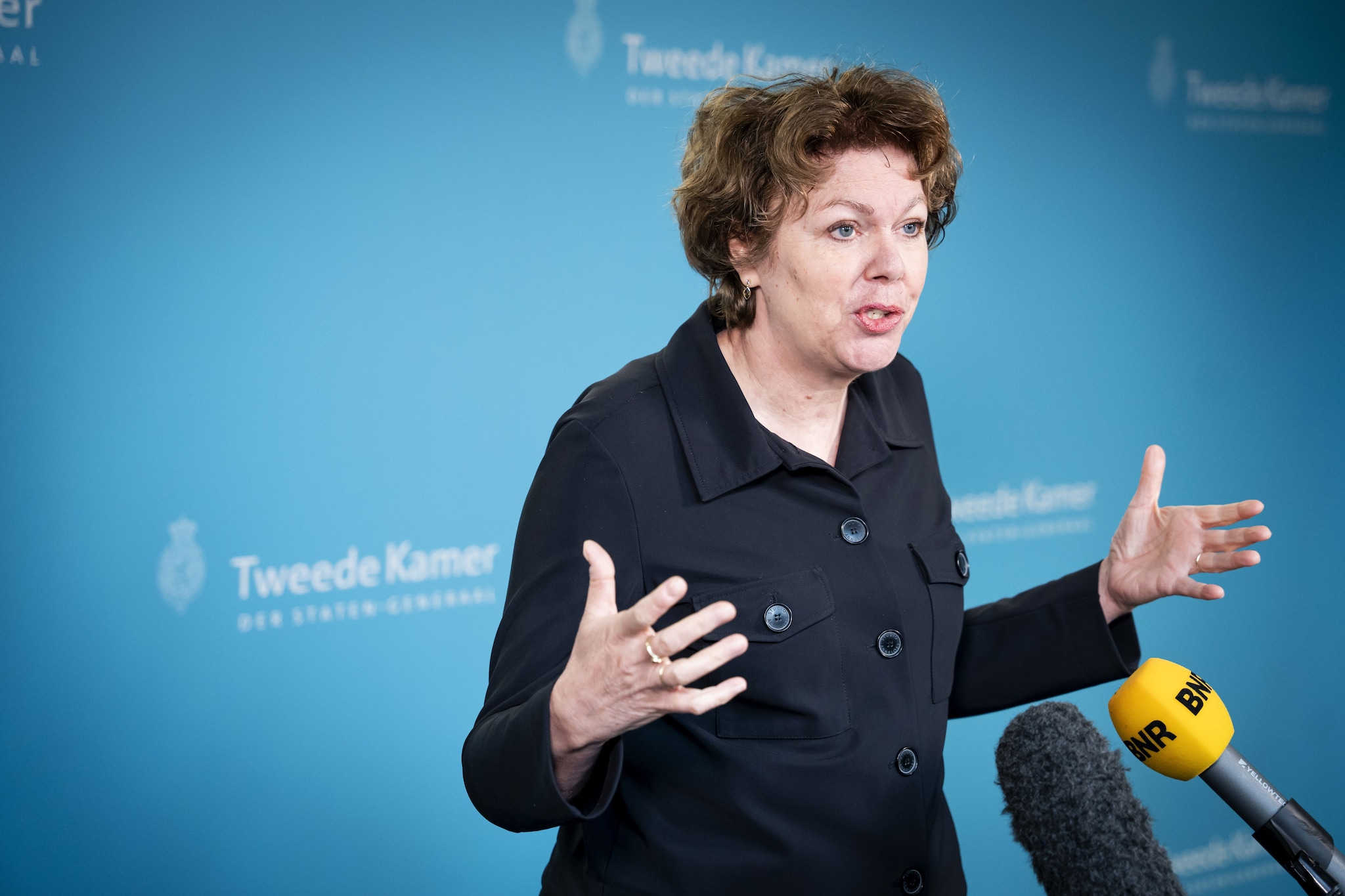 2026-01-21 13:01:13 DEN HAAG - Ingrid Thijssen (VNO-NCW),  komt aan in het formatiegebied voor een gesprek met informateur Rianne Letschert. De partijen D66, VVD en CDA zijn op zoek naar steun voor hun beoogde minderheidskabinet. LINA SELG / ANP Vertrekkend VNO-NCW-voorzitter Ingrid Thijssen: ‘De ontwikkeling van AI gaat door en dat wordt echt wel heftig’. Foto: ANP