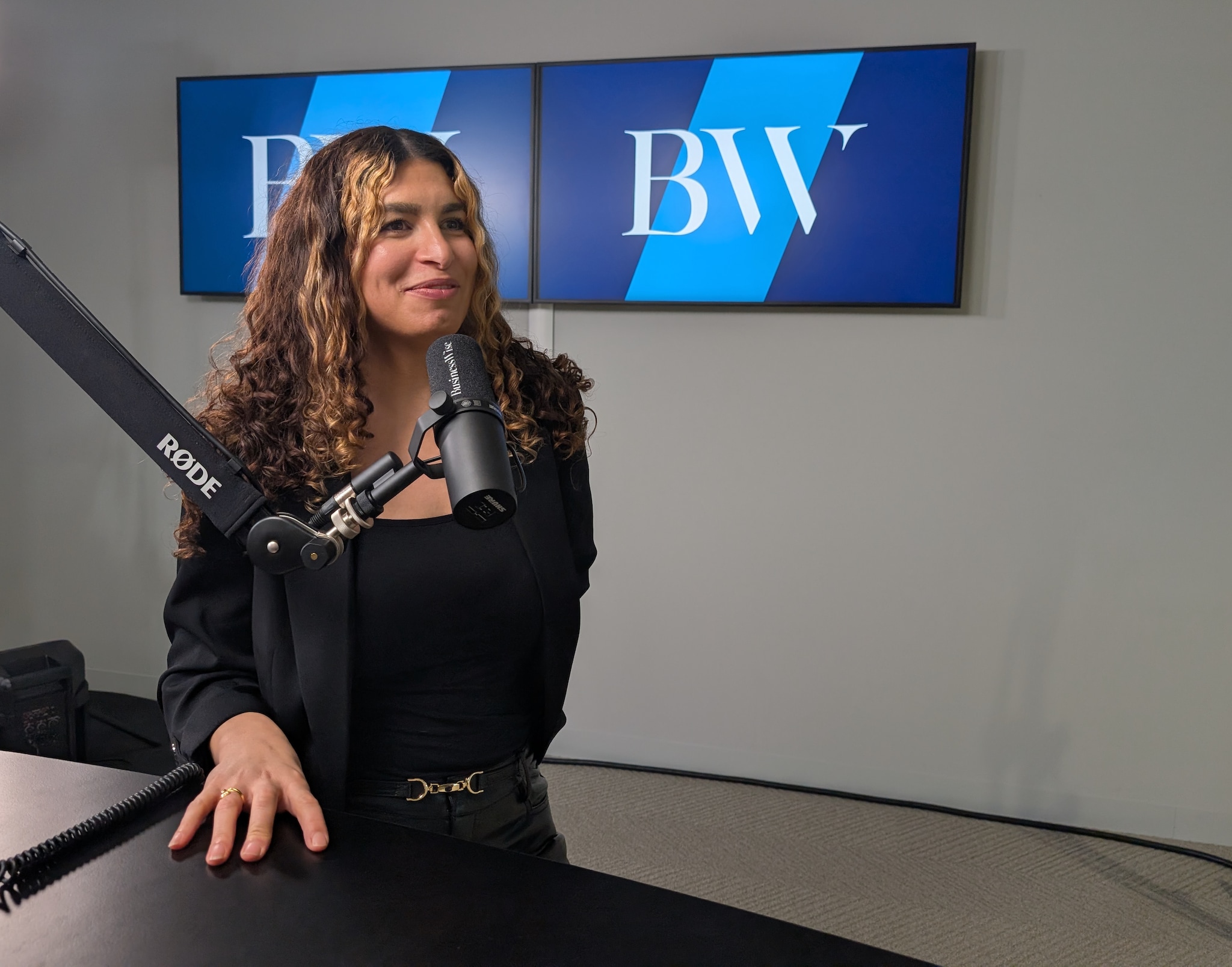 Nazha Rustom is te gast in Move on Up. Foto: BusinessWise Nazha Rustom is te gast in Move on Up. Foto: BusinessWise