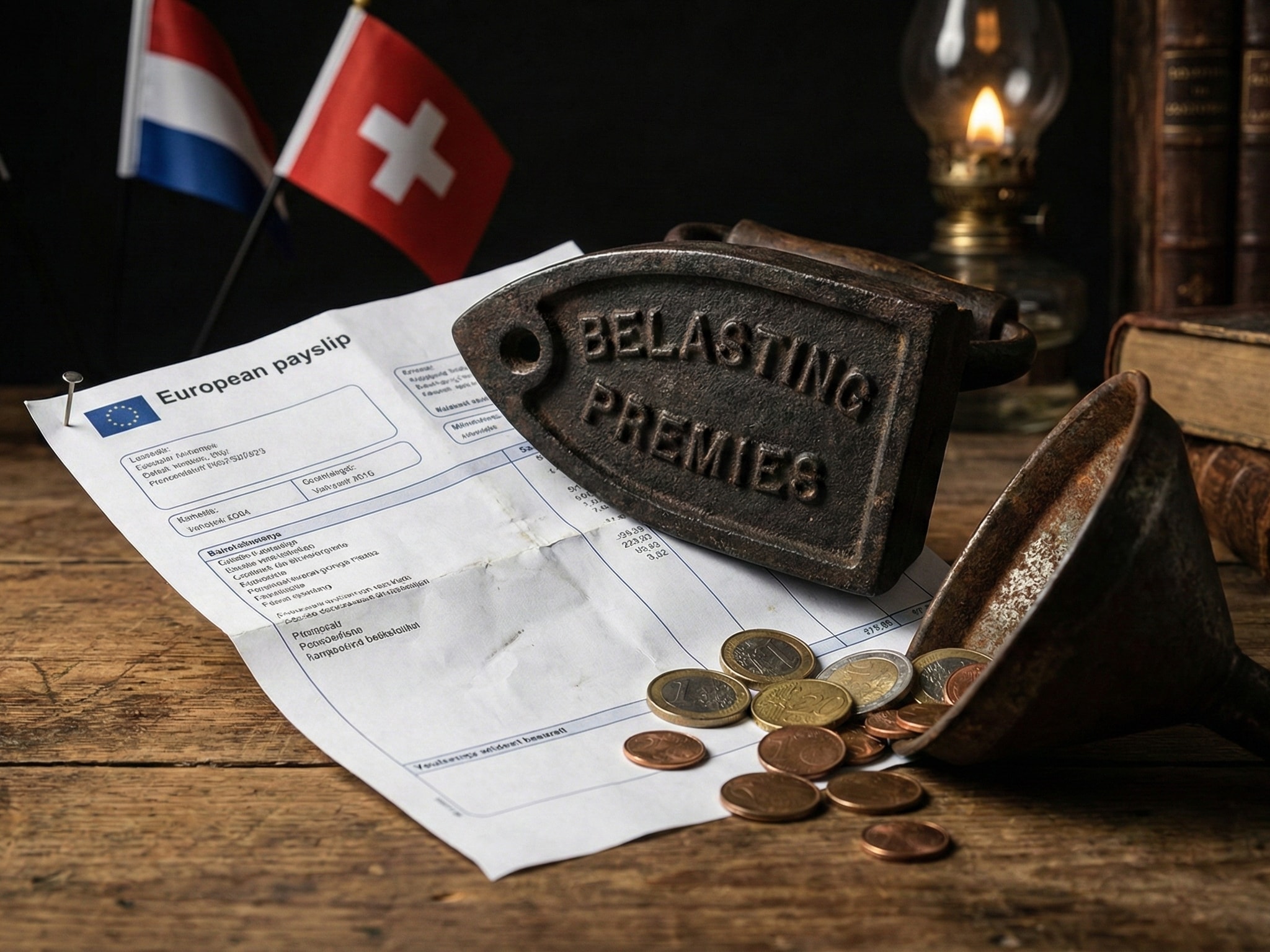 in welke europese landen betalen werknemers het meest aan loonbelasting en premies