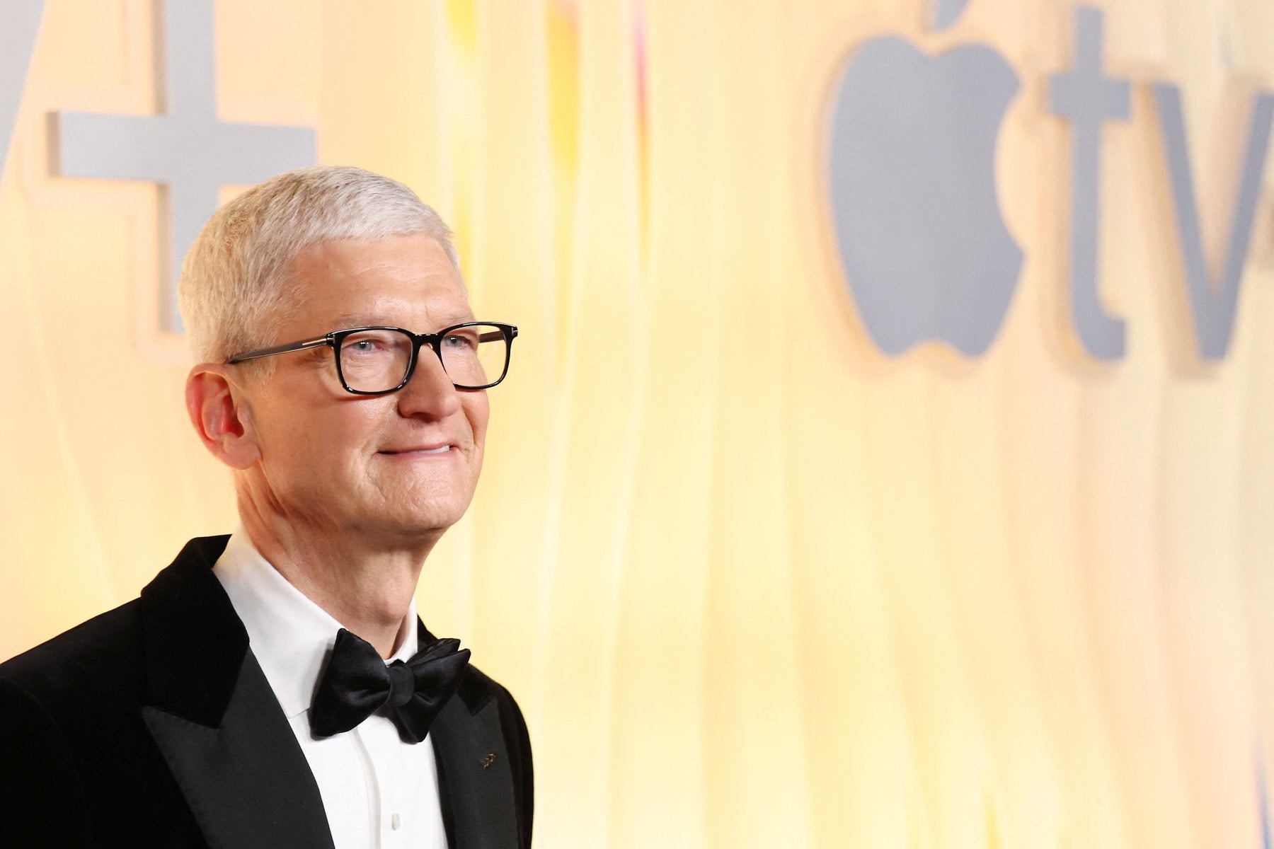 Tim Cook, CEO van Apple. Ook Tim Cook, CEO van Apple, was te gast bij de filmpremière van Melania. Zijn aanwezigheid schoot bij veel klanten en personeelsleden in het verkeerde keelgat. Op sociale media wordt opgeroepen tot een boycot van Apple-producten. Foto: ANP
