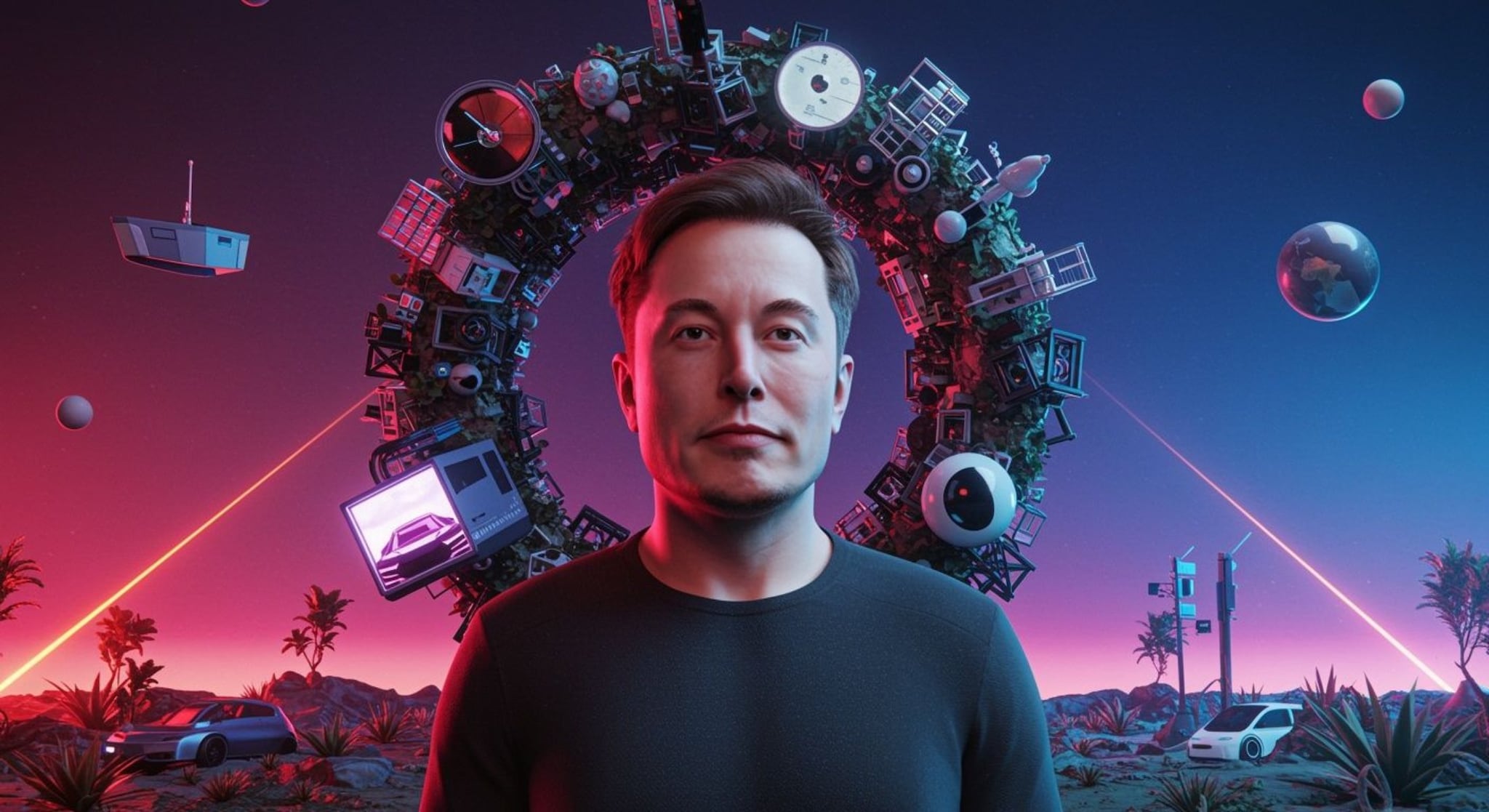 Elon Musk. Inderdaad: Elon Musk. Afbeelding: Shutterstock/AI