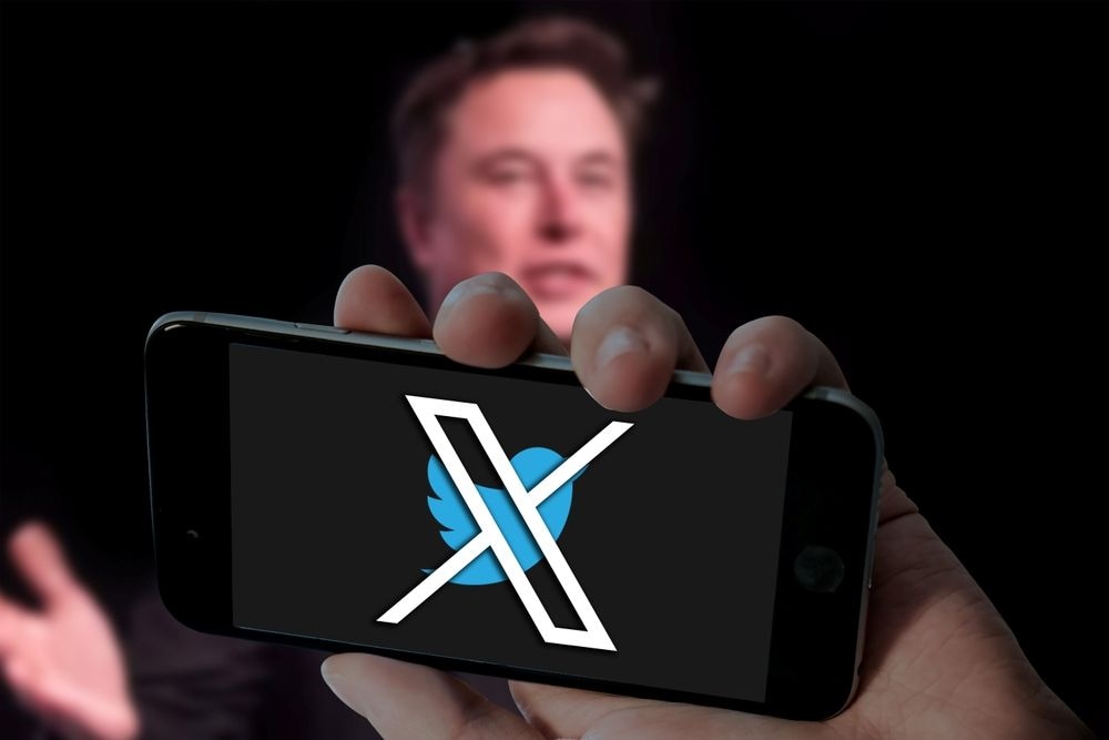 Elon Musk, eigenaar van X, voorheen Twitter. Elon Musk betaalde 44 miljard dollar voor Twitter, tegenwoordig X. Afbeelding: Shutterstock.