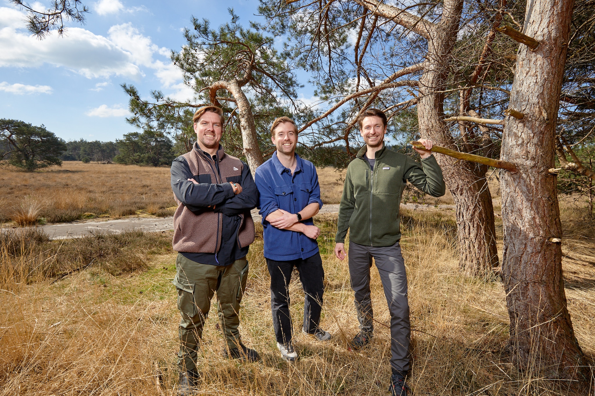 Wessel van den Berg, Maik Ligtenbelt en Cederic Ubachs van Out of Office Development. Foto: Raymond de Vries Wessel van den Berg, Maik Ligtenbelt en Cederic Ubachs van Out of Office Development. Foto: Raymond de Vries