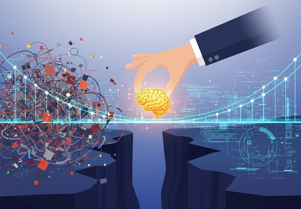 AI bouwt apps, het menselijk brein blijft nodig. Juist nu bijna iedereen kan bouwen met AI, wordt het belang van richting groter. Een applicatie maken is niet langer de uitdaging; bepalen wat gebouwd moet worden en waarom, is dat wel. En dat... doet een mens. Afbeelding: Gemini/AI,