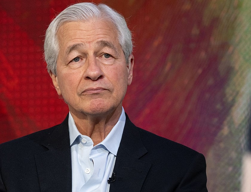Jamie Dimon, CEO van de grootste Amerikaanse bank. Getty Images