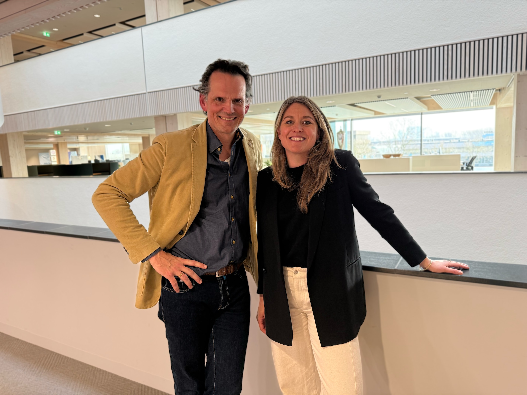 Gerben van Driel en Kaya de Lange (BeFrank). Foto: BusinessWise Gerben van Driel en Kaya de Lange (BeFrank). Foto: BusinessWise