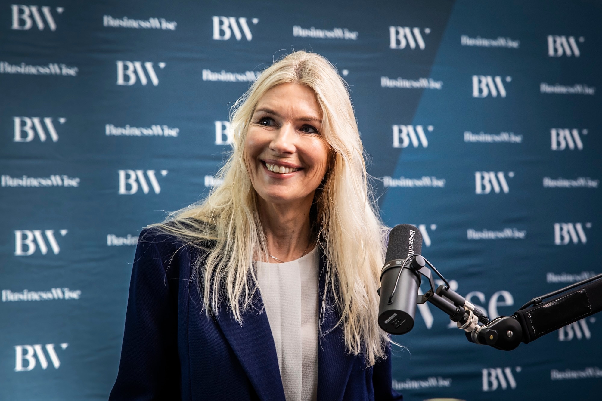 Ineke Kooistra in de BusinessWise studio. Foto: Dingena Mol Ineke Kooistra aan het woord in de BusinessWise-studio. Foto: Dingena Mol.