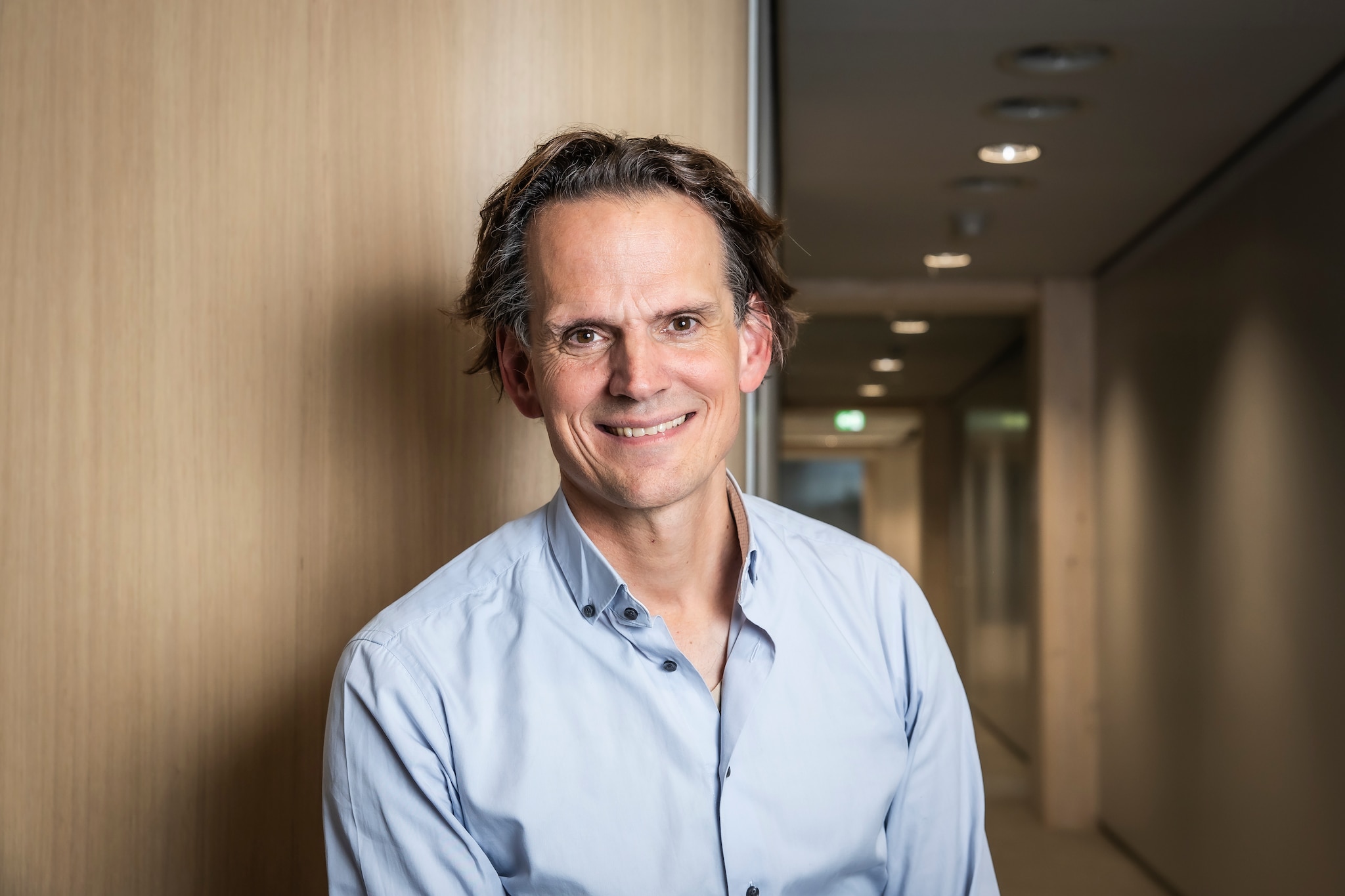 Gerben van Driel, presentator Move on Up van BusinessWise Dingena Mol