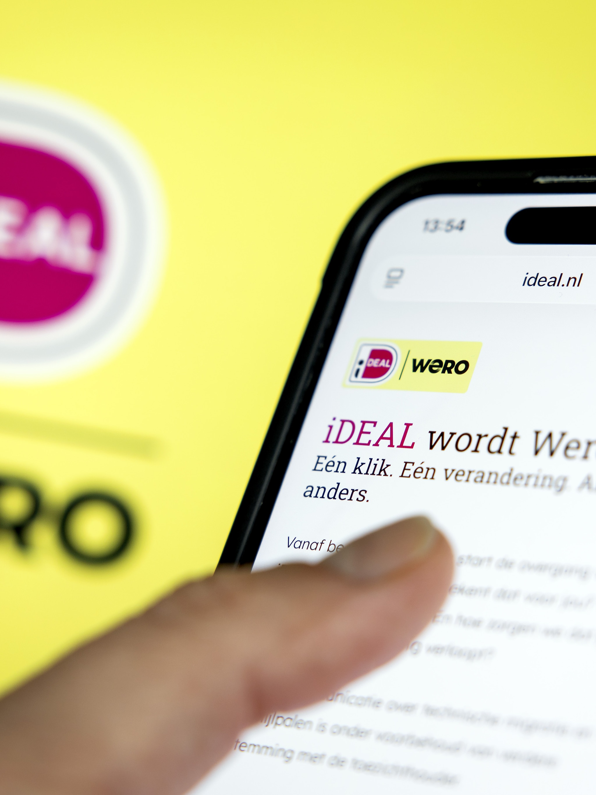 ideal wero niemand snapt de naam rebranding