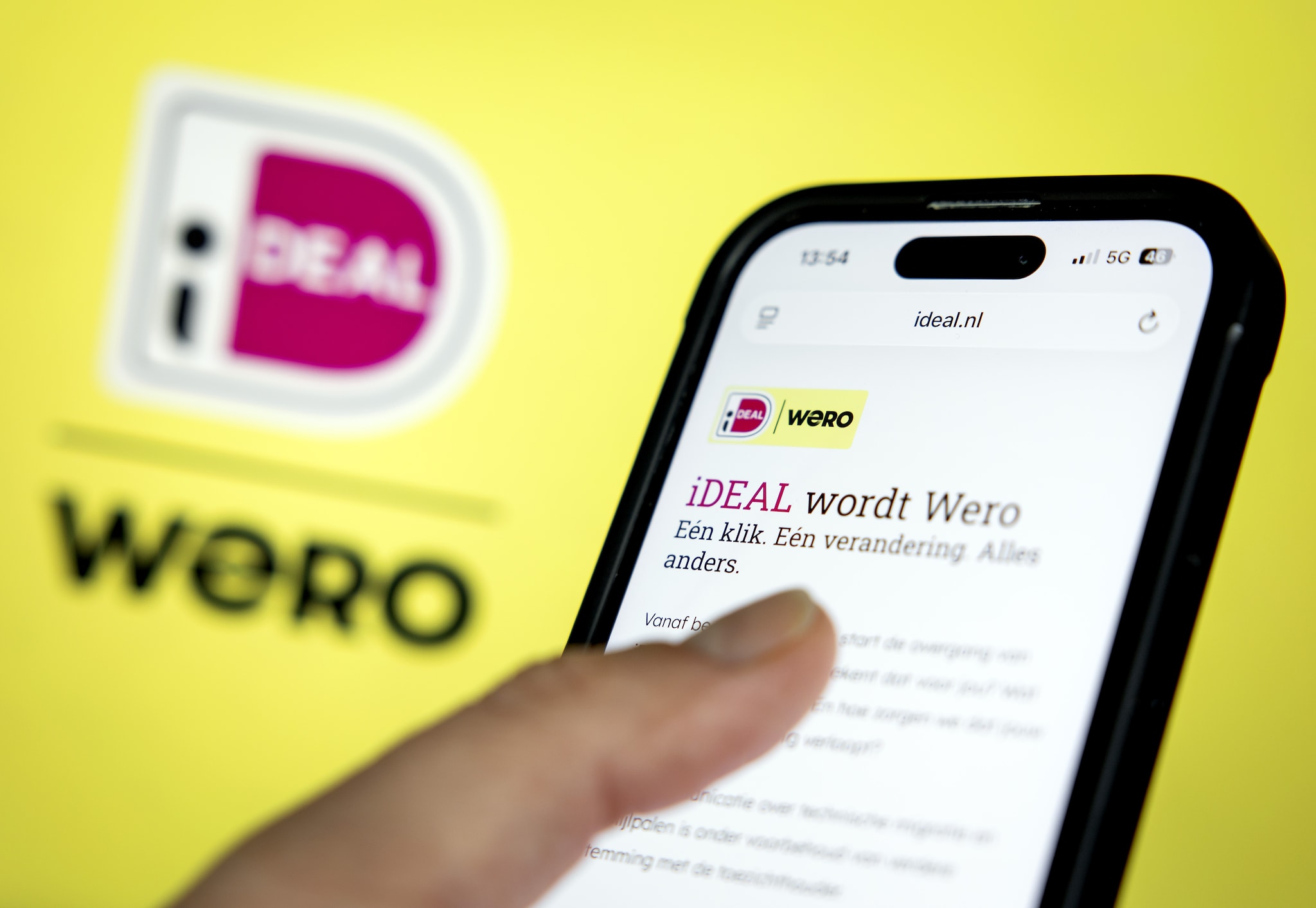iDEAL wordt Wero. Foto: ANP