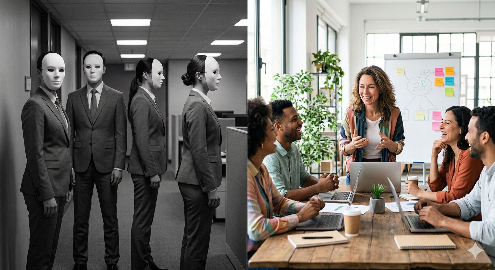 Door jezelf te zijn vergroot je de kans om succesvol te zijn als mens en als leider. Meestal kunnen we mooi verwoorden wie we zijn en waar we voor staan. Want ergens weten we allemaal wie we zijn en wat ons typeert (Fenna de Man).