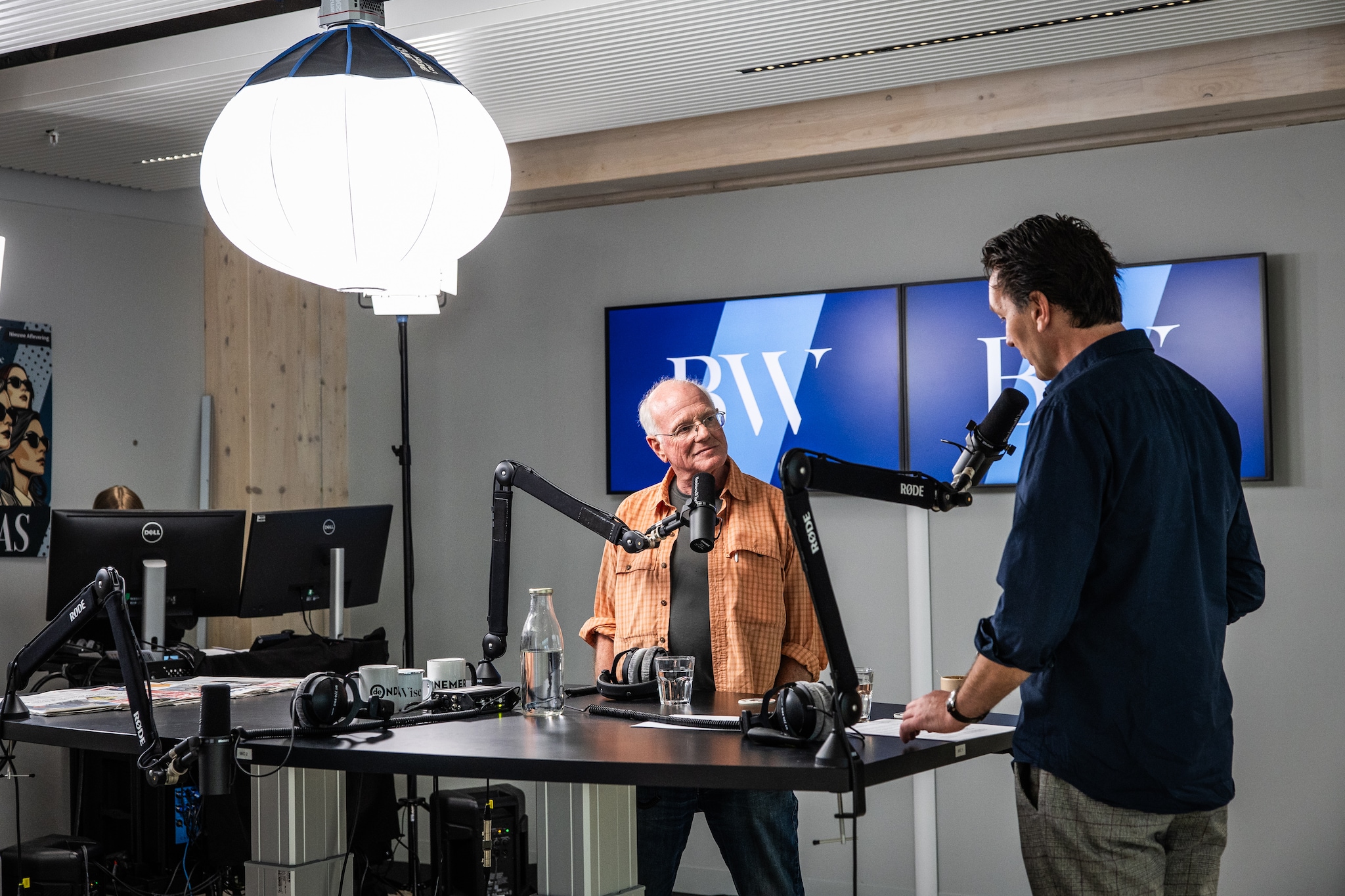 Ben Cohen en Paul van Riessen in At the Top. Foto Dingena Mol Ben Cohen en Paul van Riessen in At the Top. Foto Dingena Mol