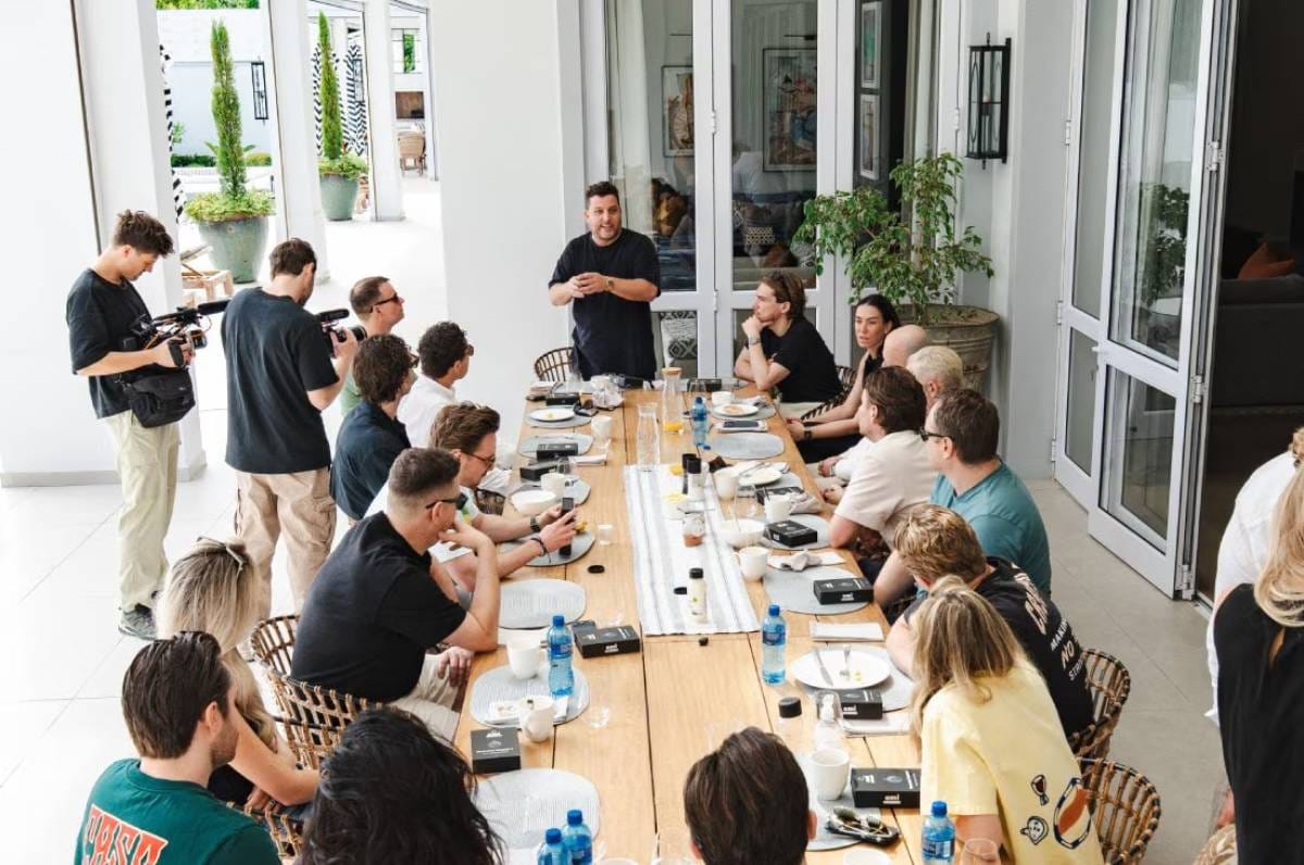 Brainstorm House of Founders onder leiding van Ron Simpson. Foto: eigen beeld. Een van de brainstorms van de House of Founders onder leiding van Ron Simpson.