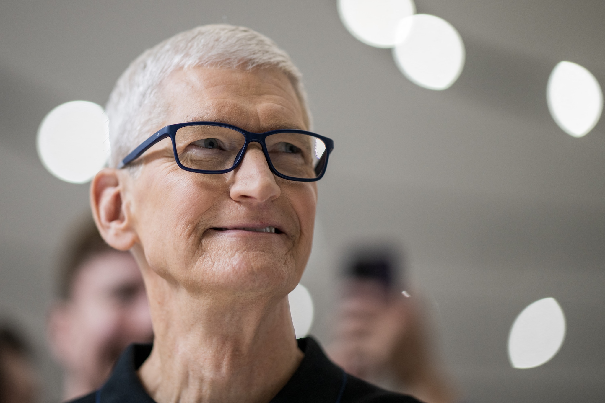 Tim Cook stopt na 15 jaar als CEO bij Apple. Foto: ANP Tim Cook stopt na 15 jaar als CEO bij Apple. Foto: ANP